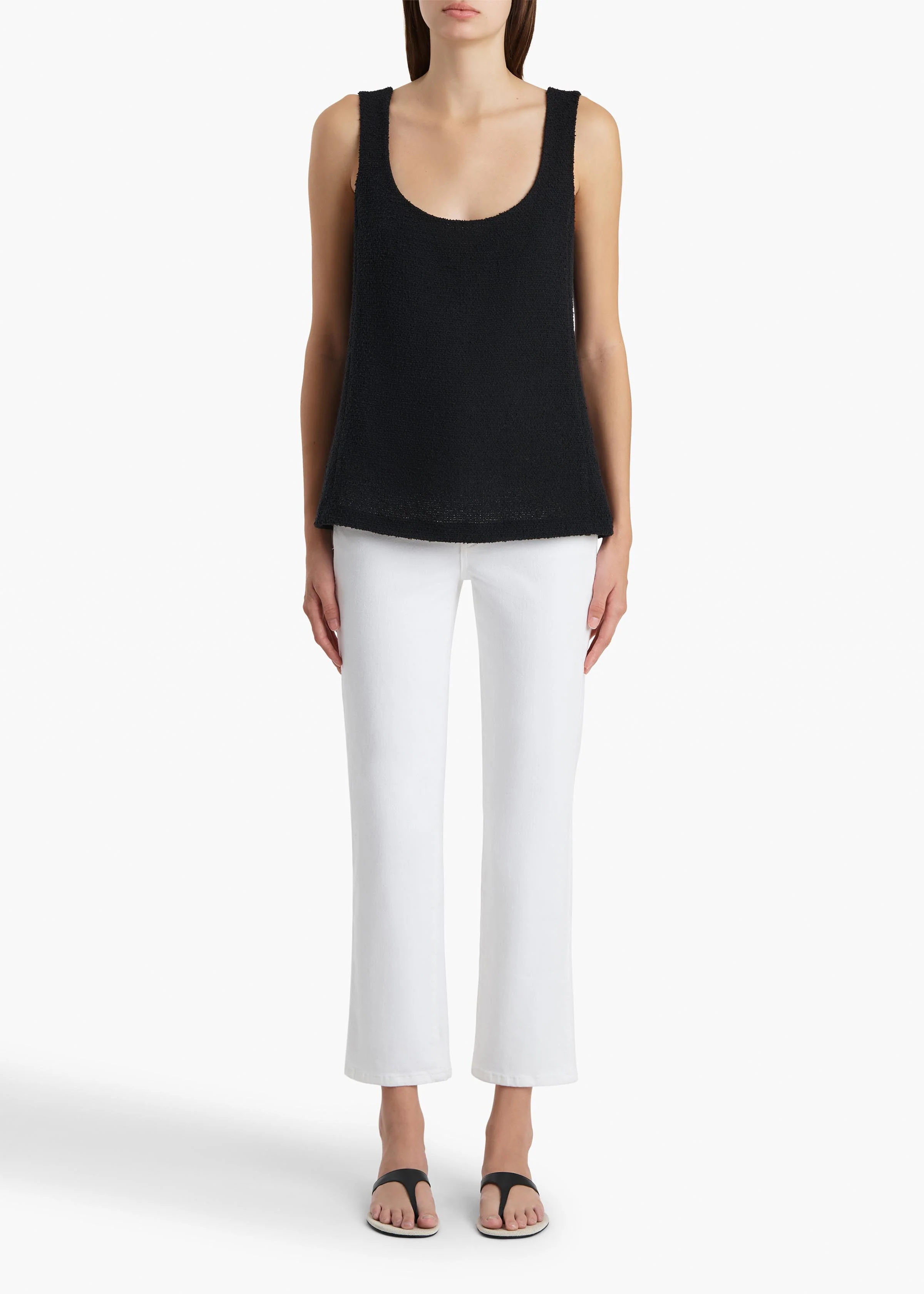 Khaite - Abigail Stretch Jean in White - Image 2