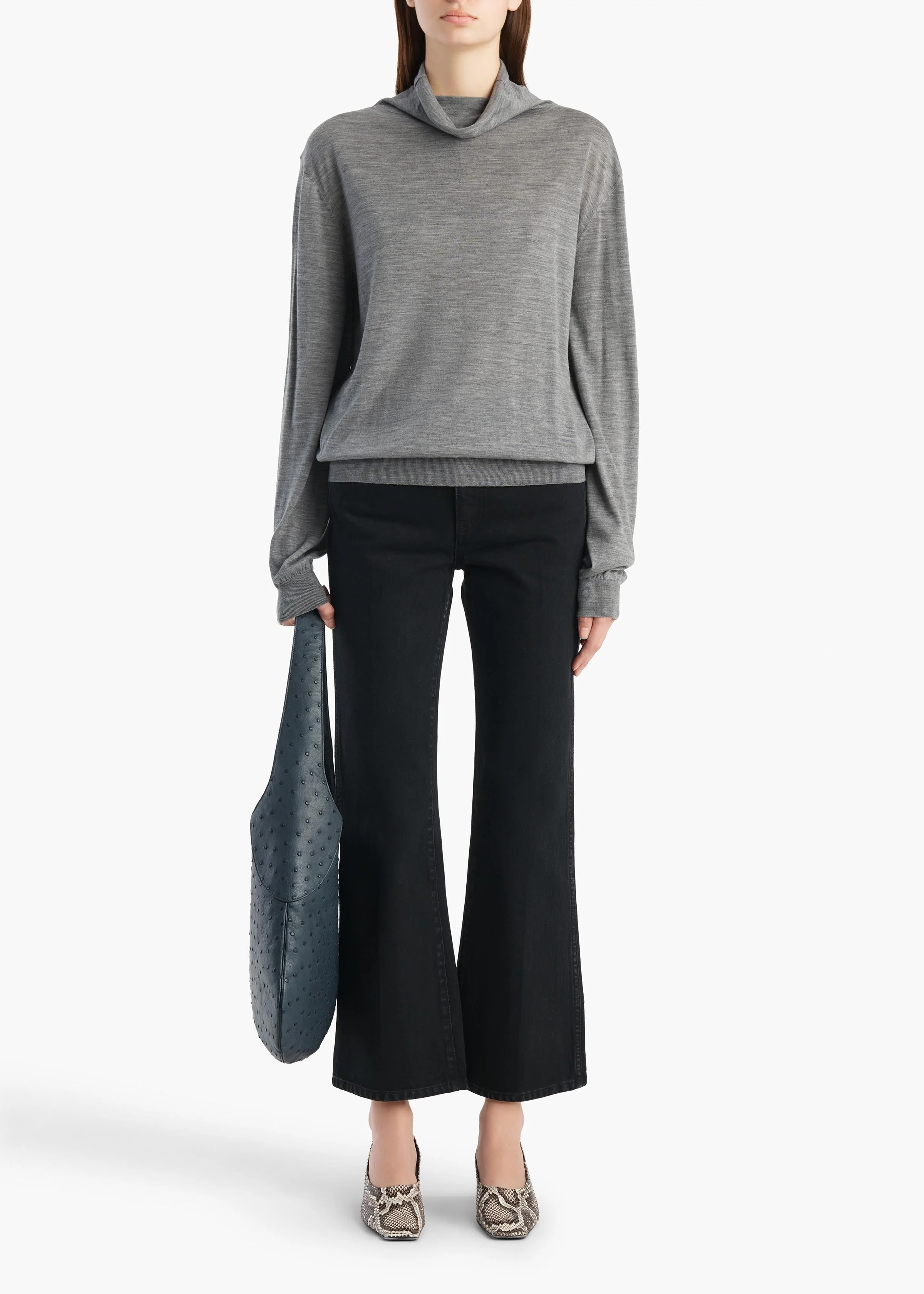 Khaite - Annette Sweater in Sterling - Image 2