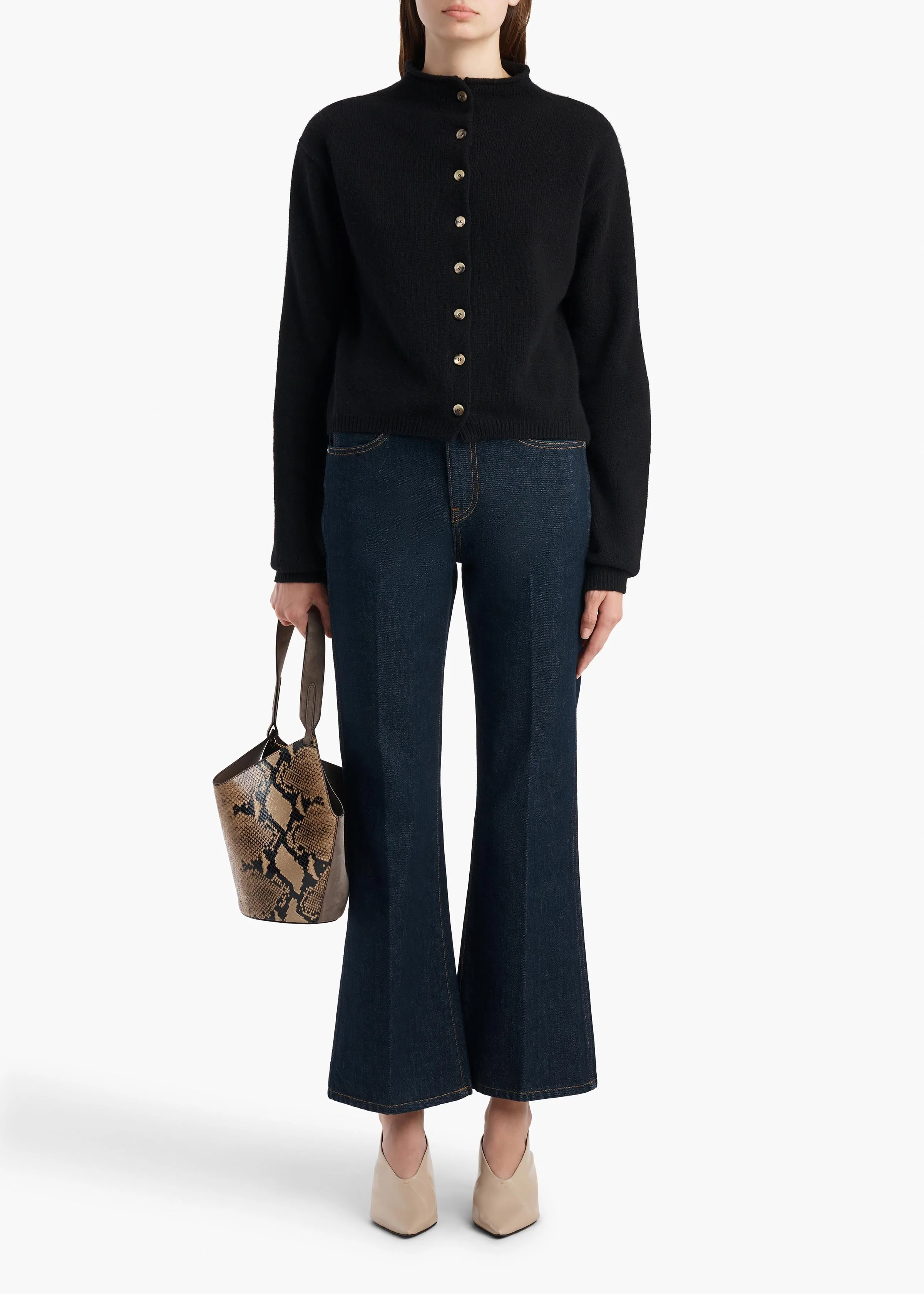 Khaite - Annora Cardigan in Midnight Navy - Image 2