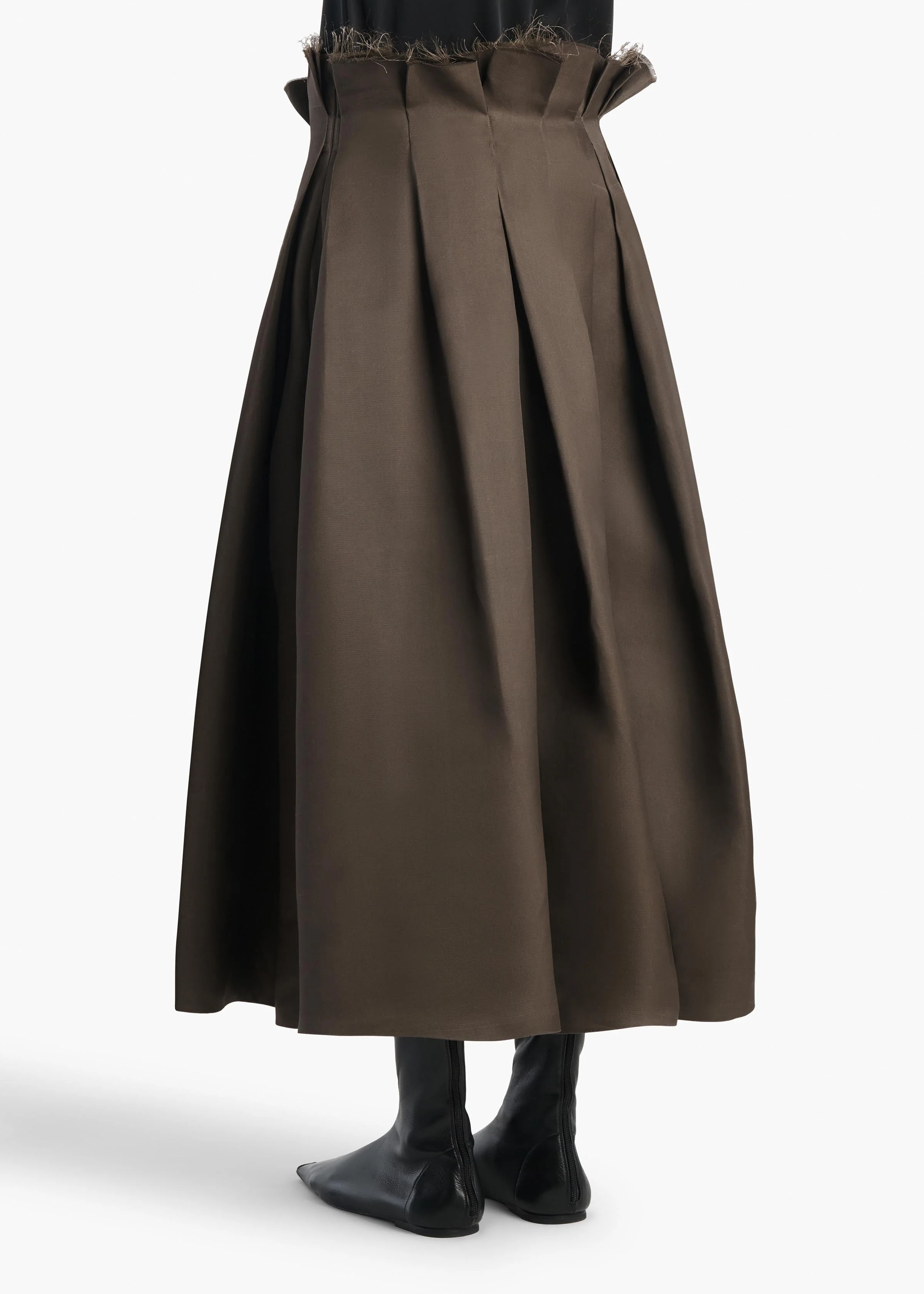 Khaite - Astrid Skirt in Clove - Image 4