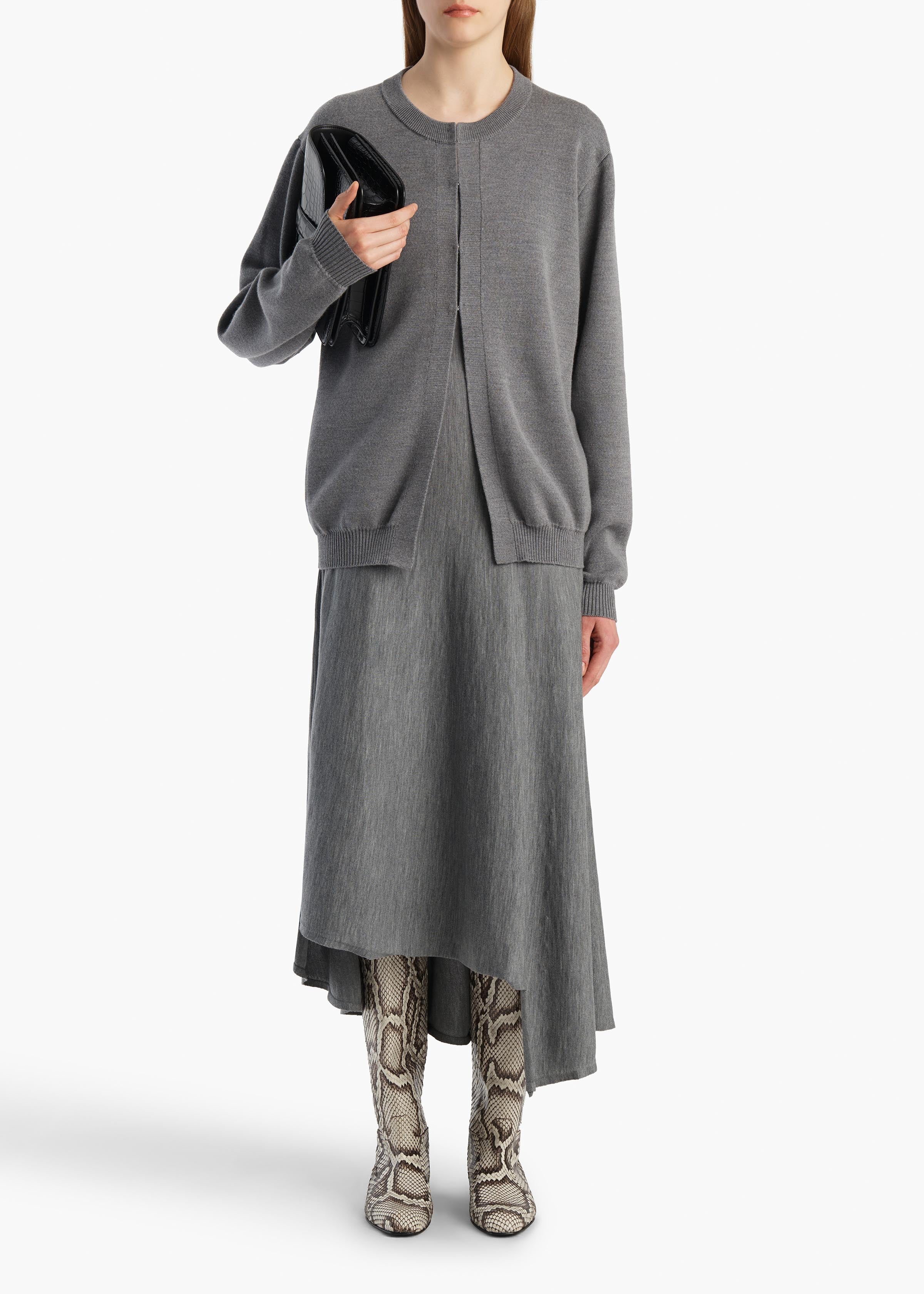 Khaite - Cooper Cardigan in Sterling - Image 2
