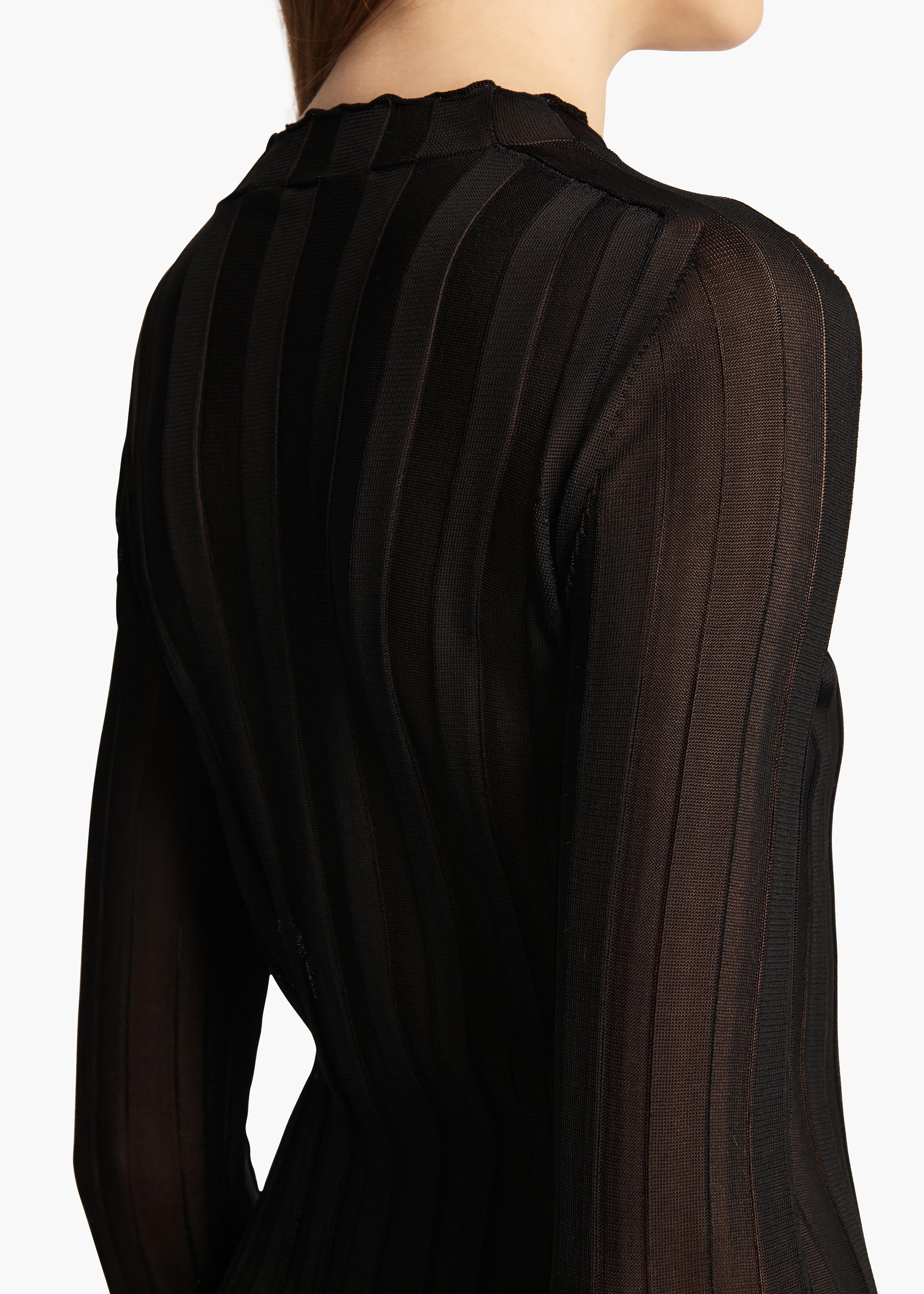Khaite - Cosette Top in Black - Image 6