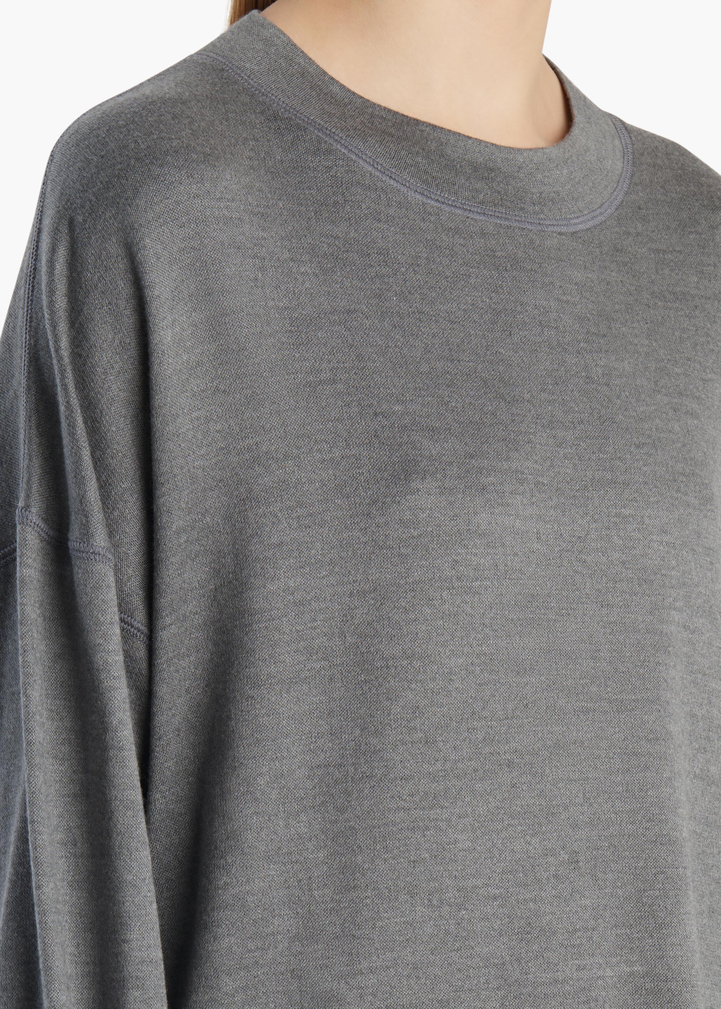 Khaite - Dylan Top in Heather Grey - Image 5