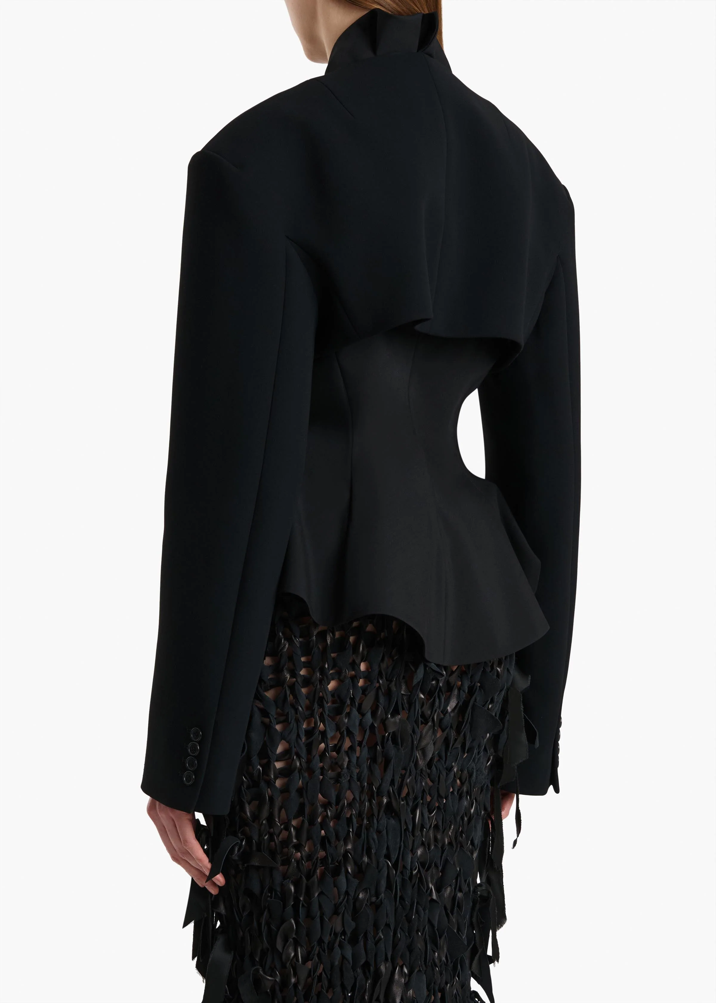 Khaite - Fenla Jacket in Black - Image 4
