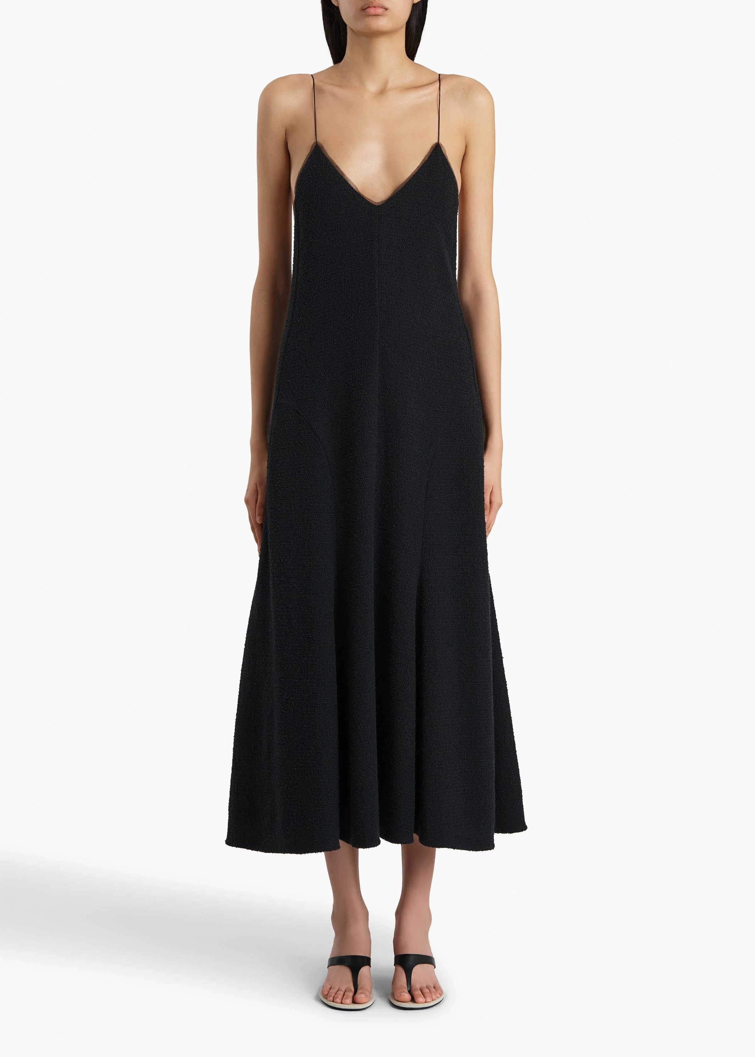 Khaite - Iben Dress in Black - Image 3