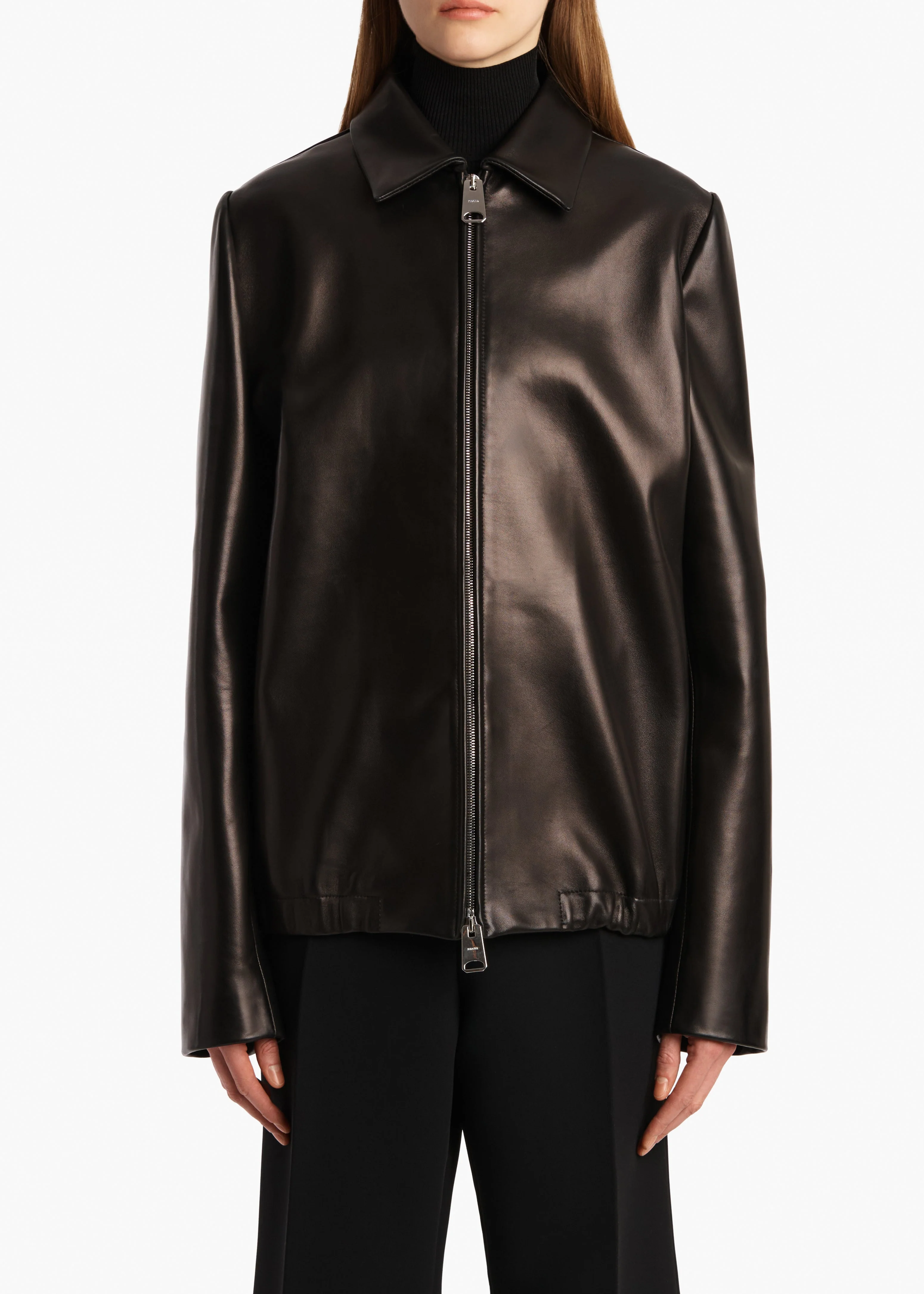 Khaite - Jackson Jacket in Black Leather - Image 3