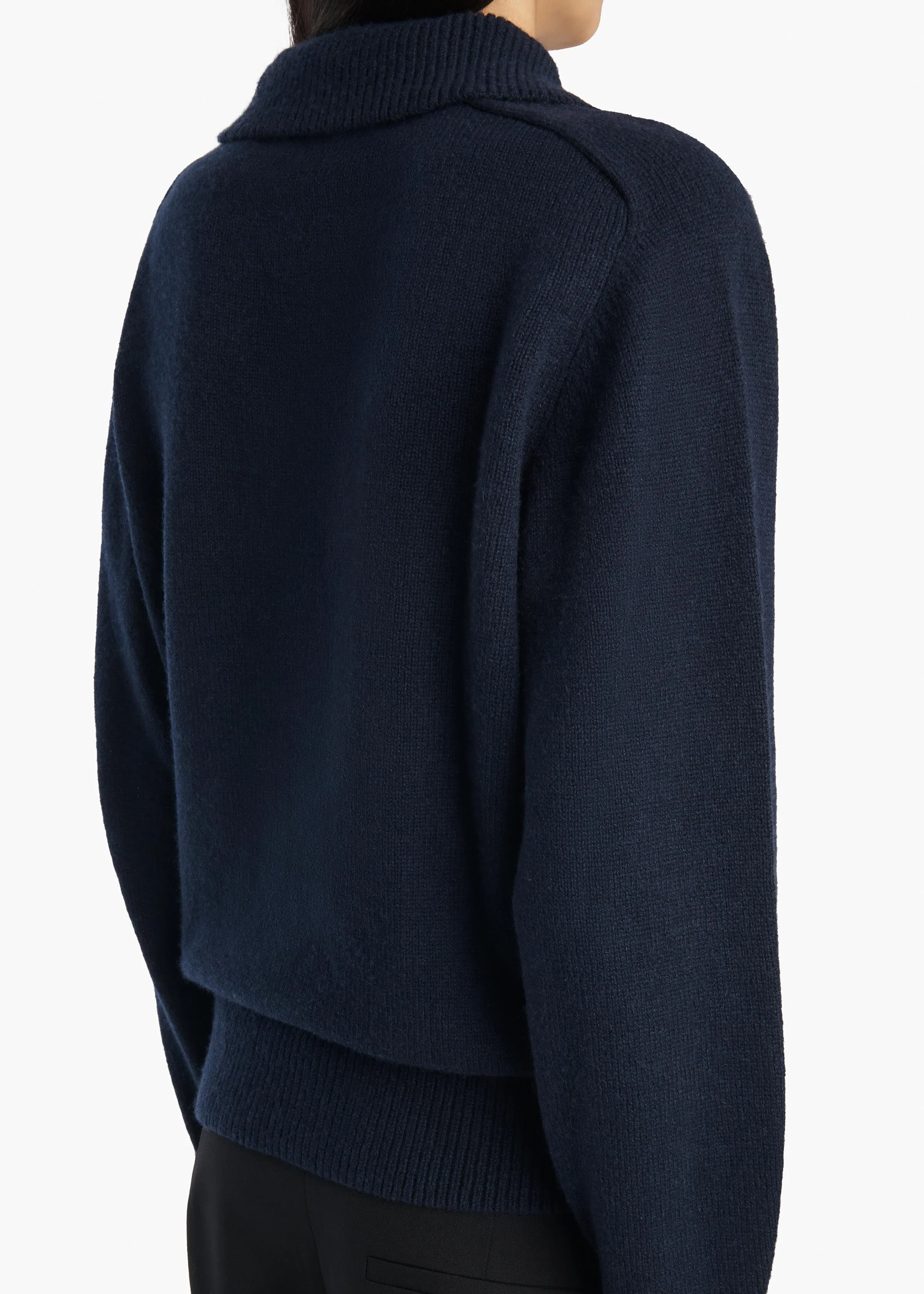 Khaite - Jackson Sweater in Midnight Navy - Image 6