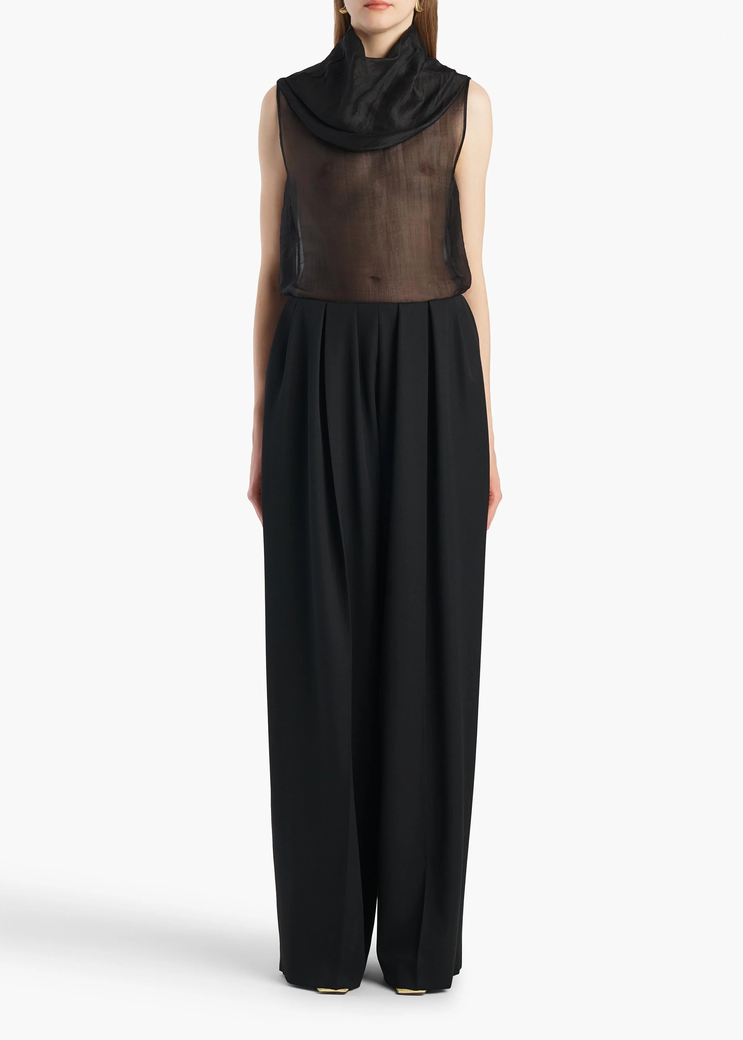 Khaite - Kaia Pant in Black Wool - Image 2