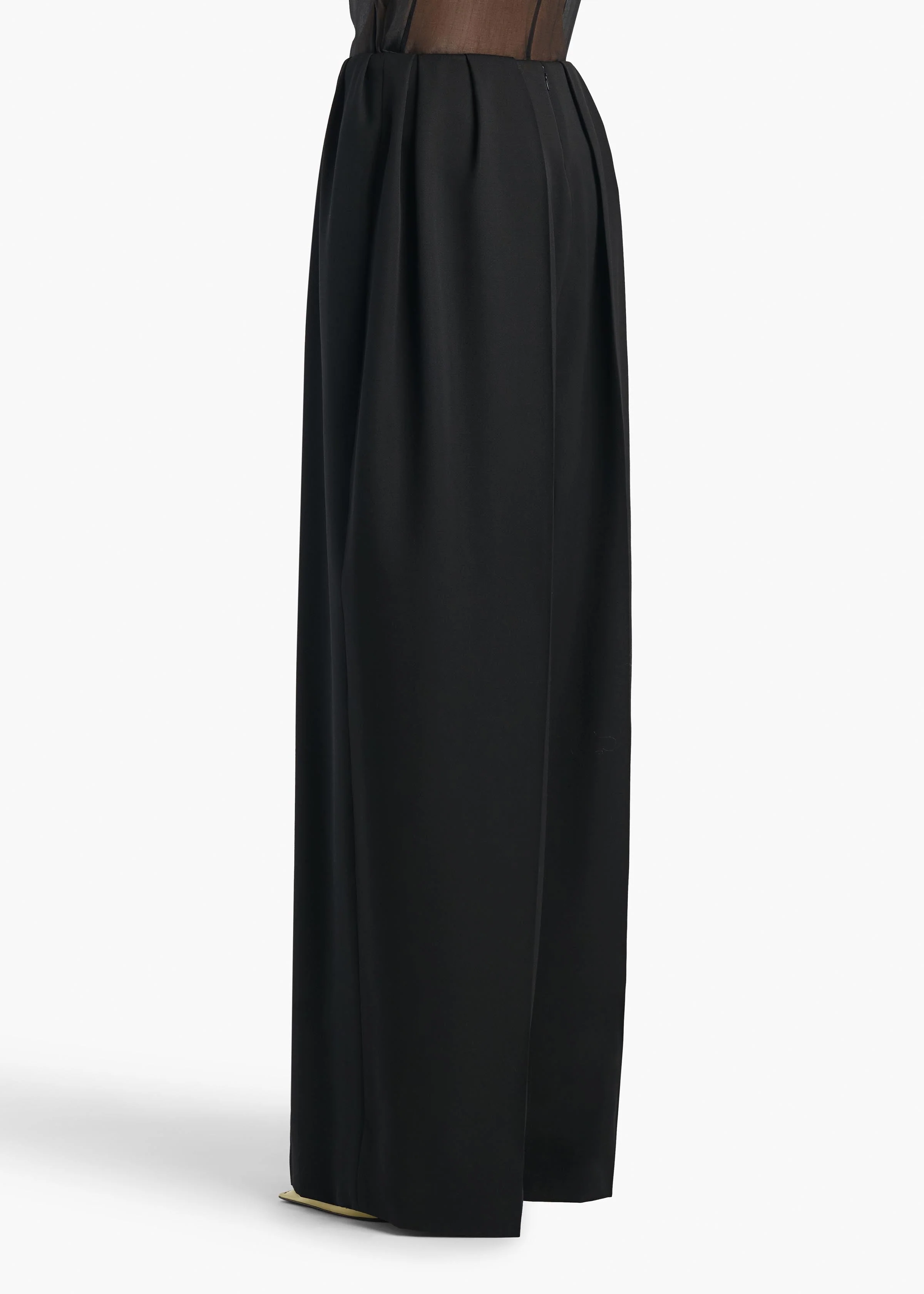 Khaite - Kaia Pant in Black Wool - Image 4