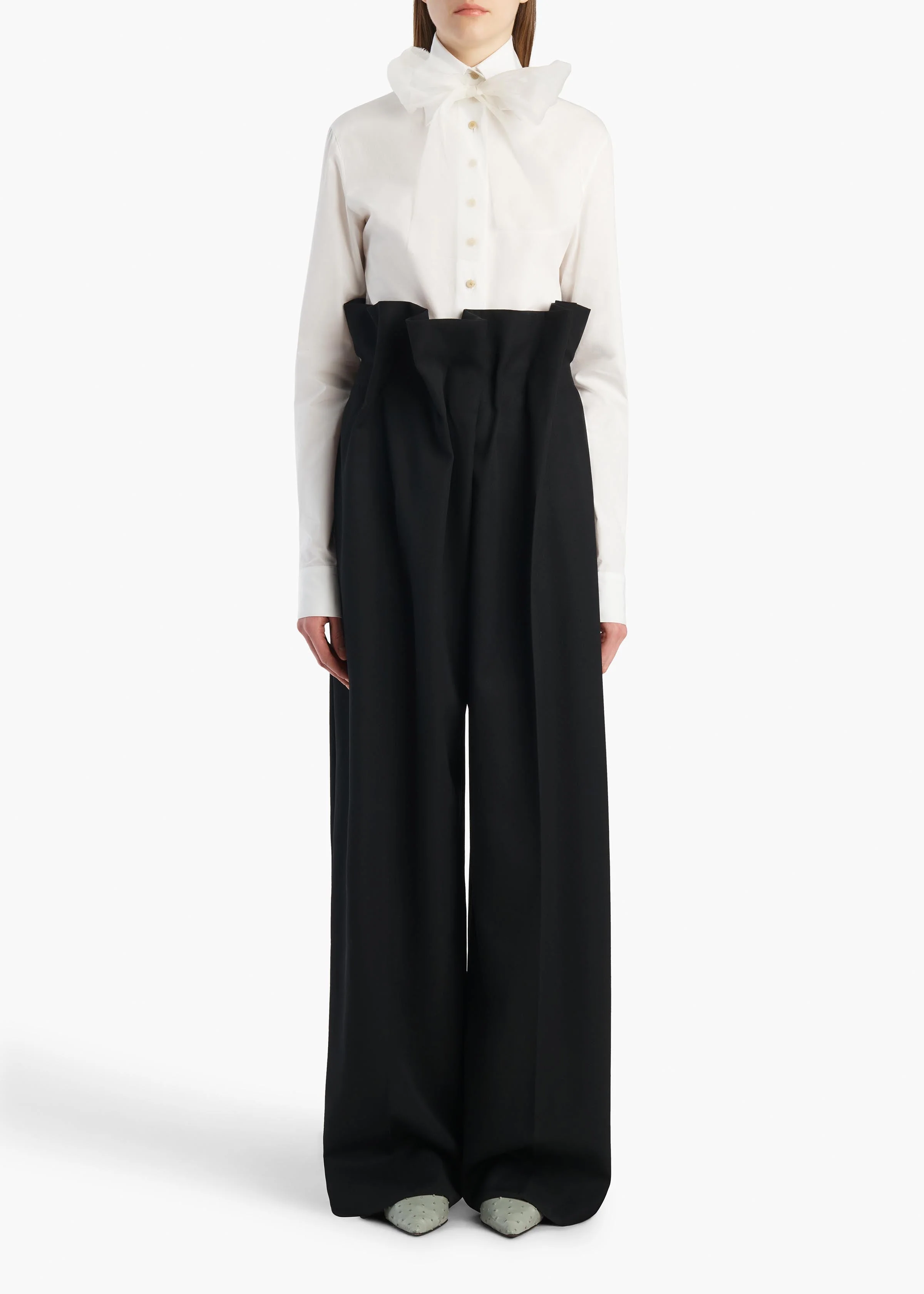 Khaite - Kira Pant in Black Wool - Image 2