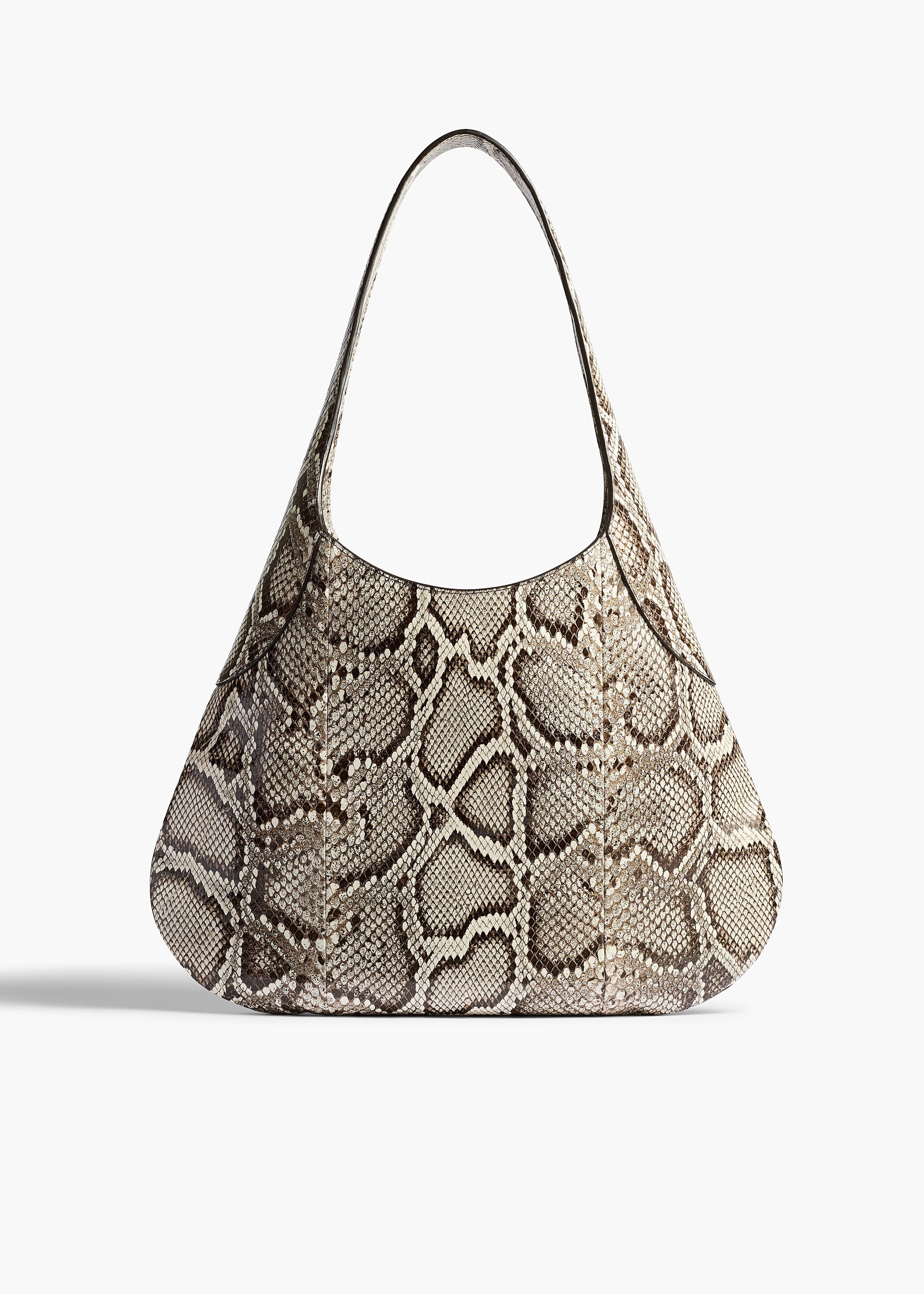 Khaite - Large Joan Hobo in Natural Python