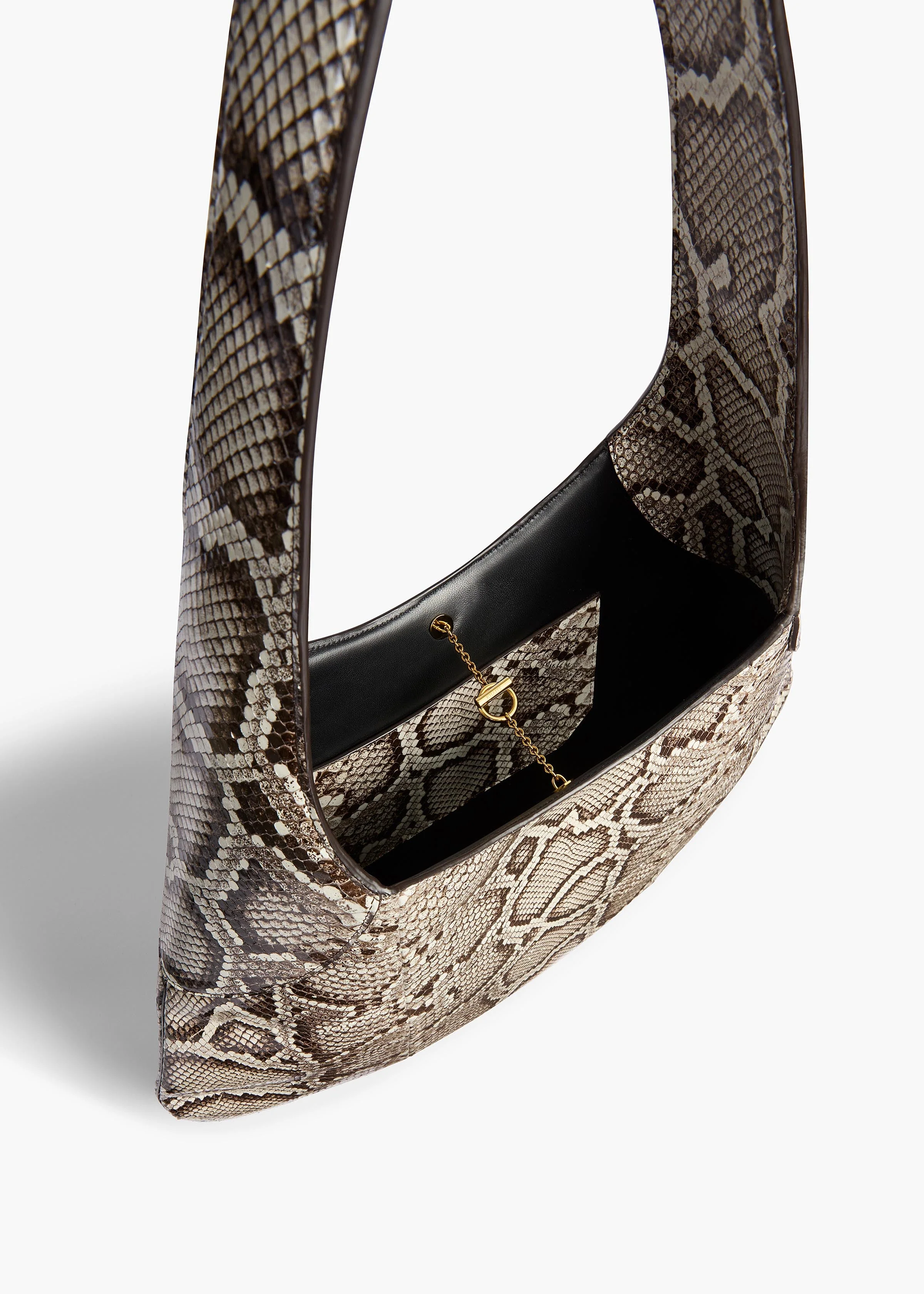 Khaite - Large Joan Hobo in Natural Python - Image 3