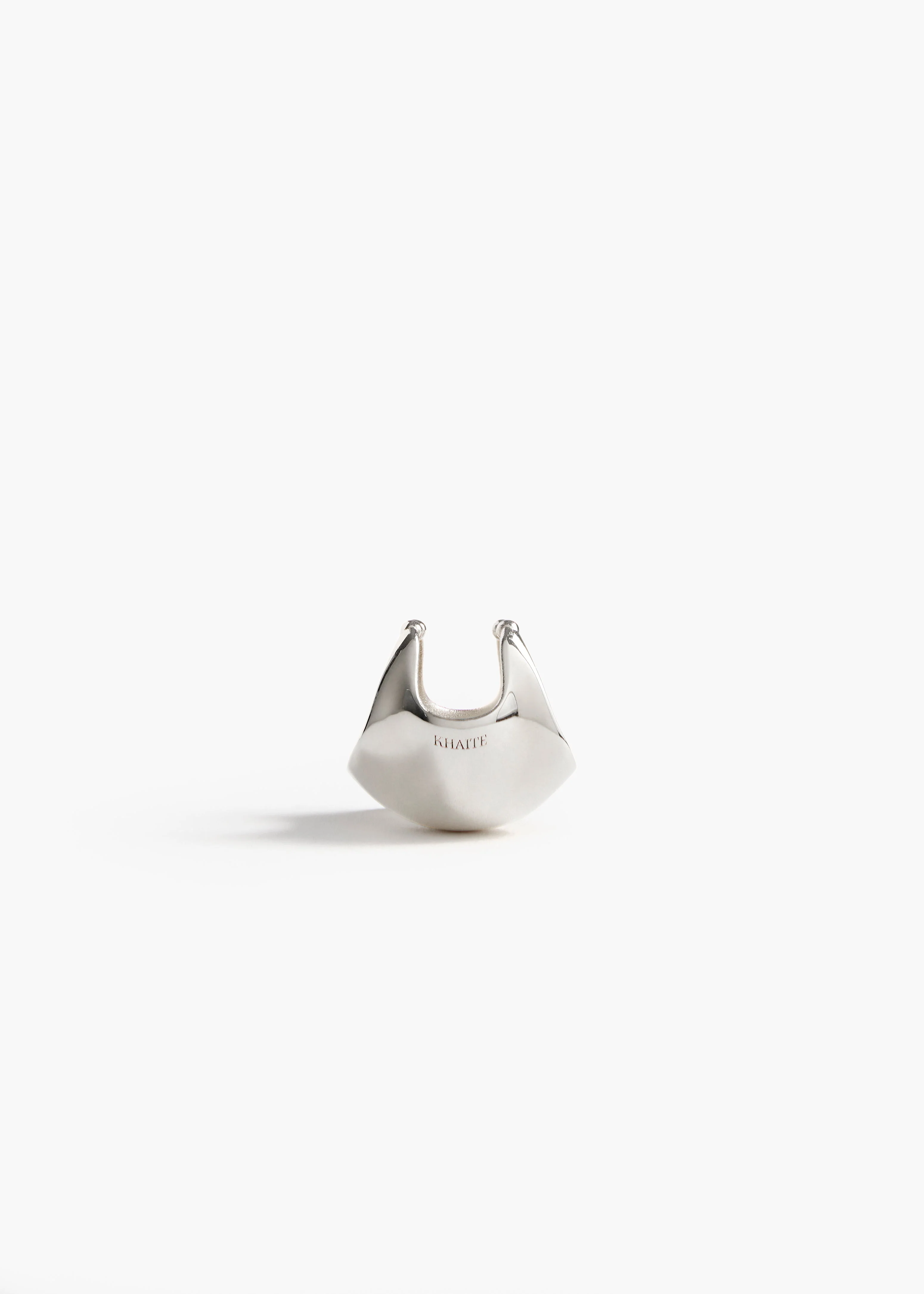 Khaite - Lotus Ear Cuff in Silver