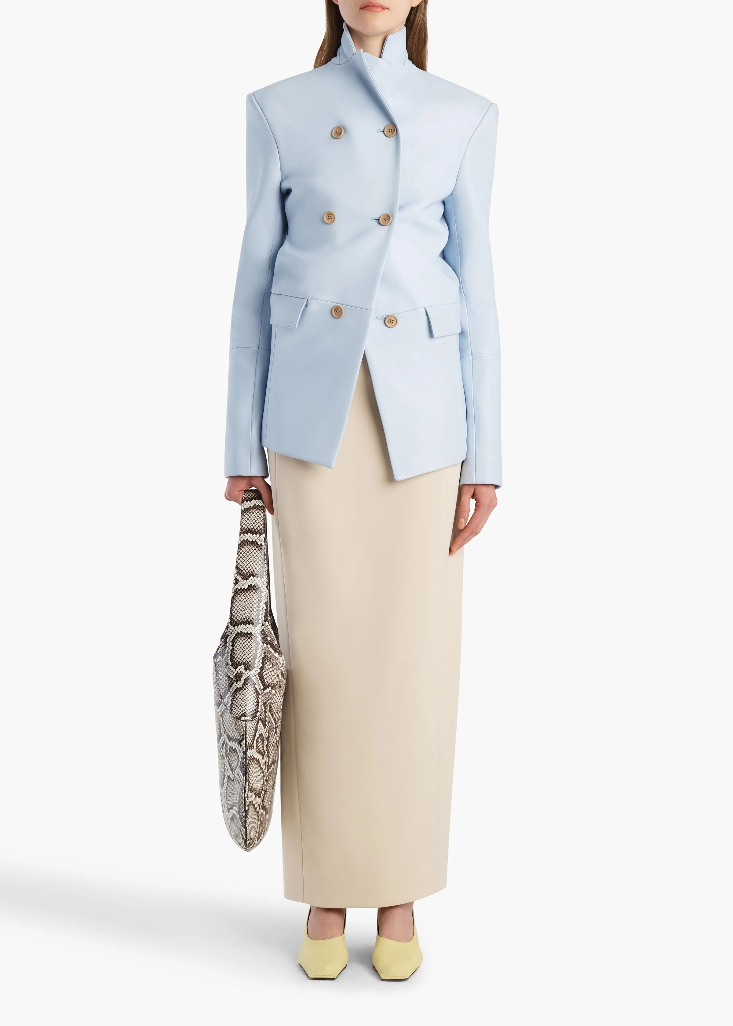 Khaite - Lyle Skirt in Ivory Glow - Image 2