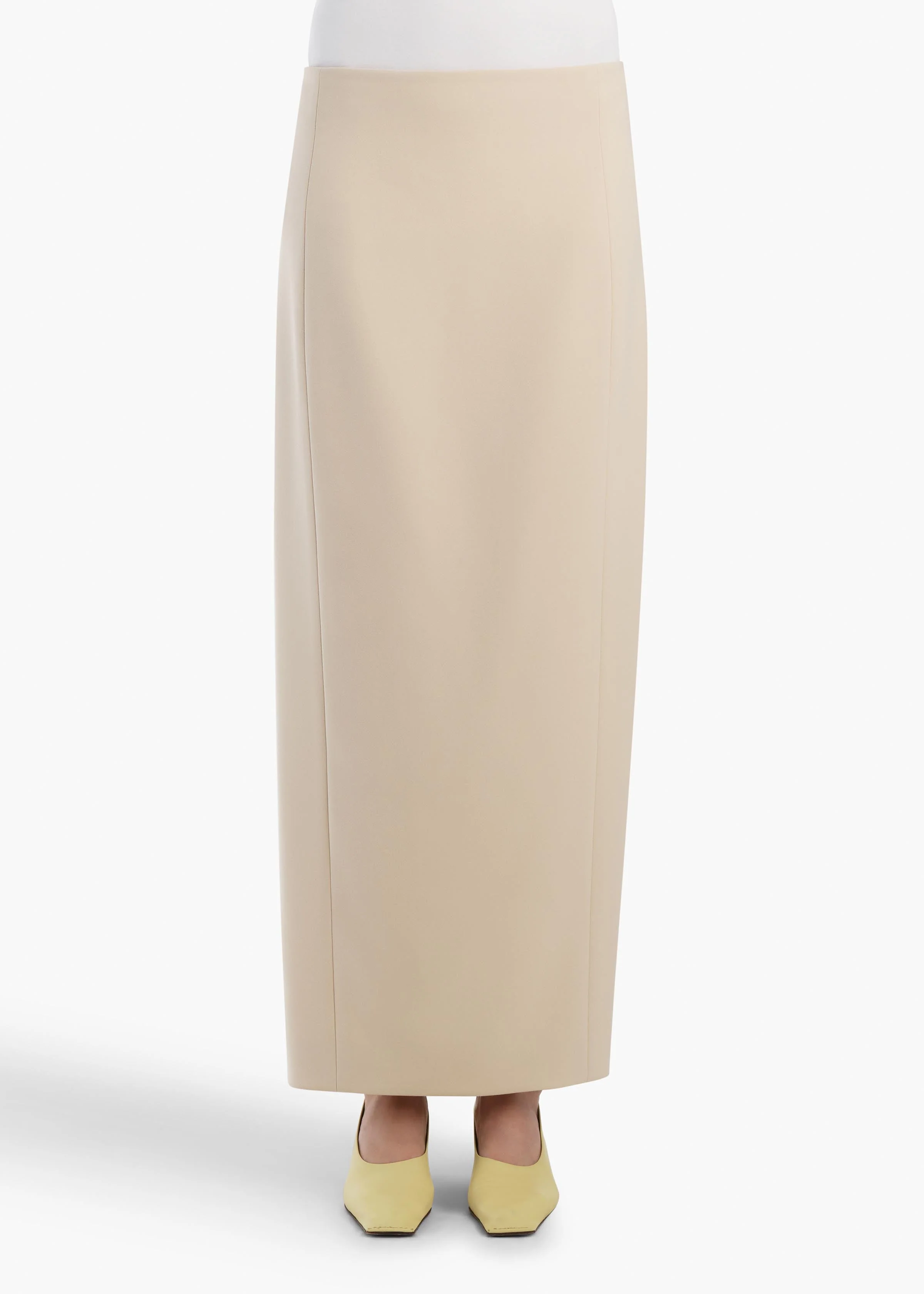 Khaite - Lyle Skirt in Ivory Glow - Image 3