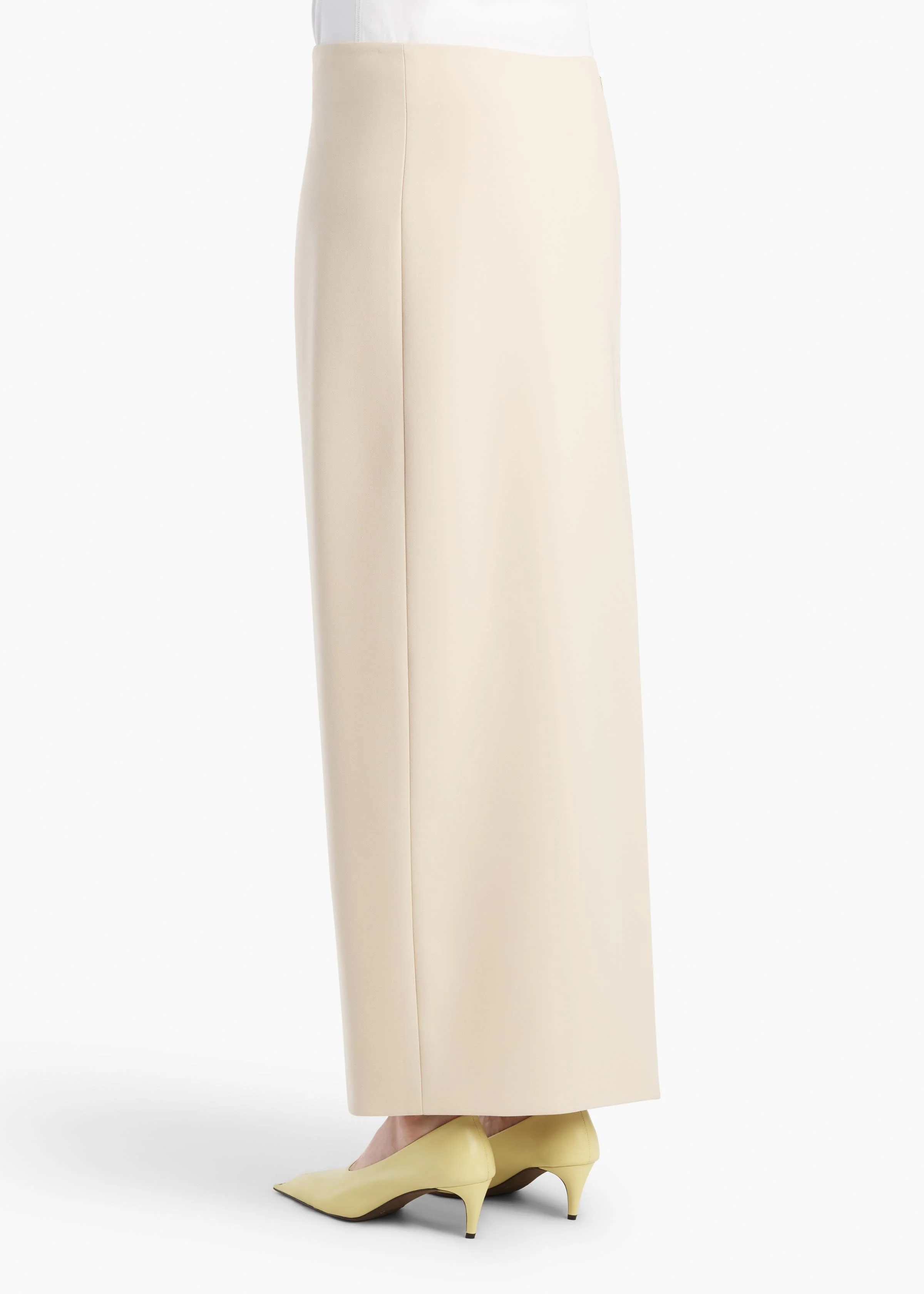 Khaite - Lyle Skirt in Ivory Glow - Image 4
