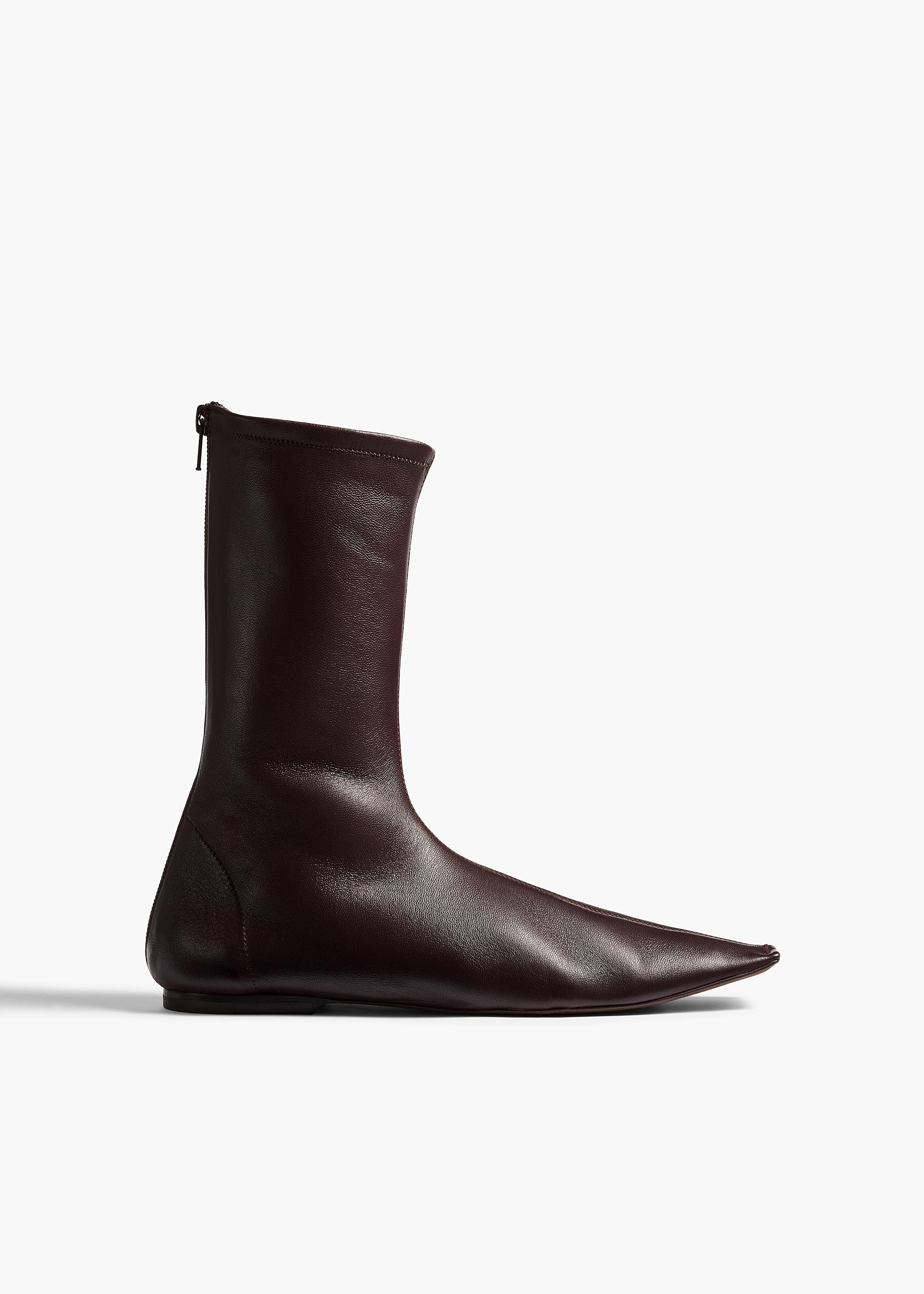 Khaite - Marlene Boot in Rouge Noir - Image 2