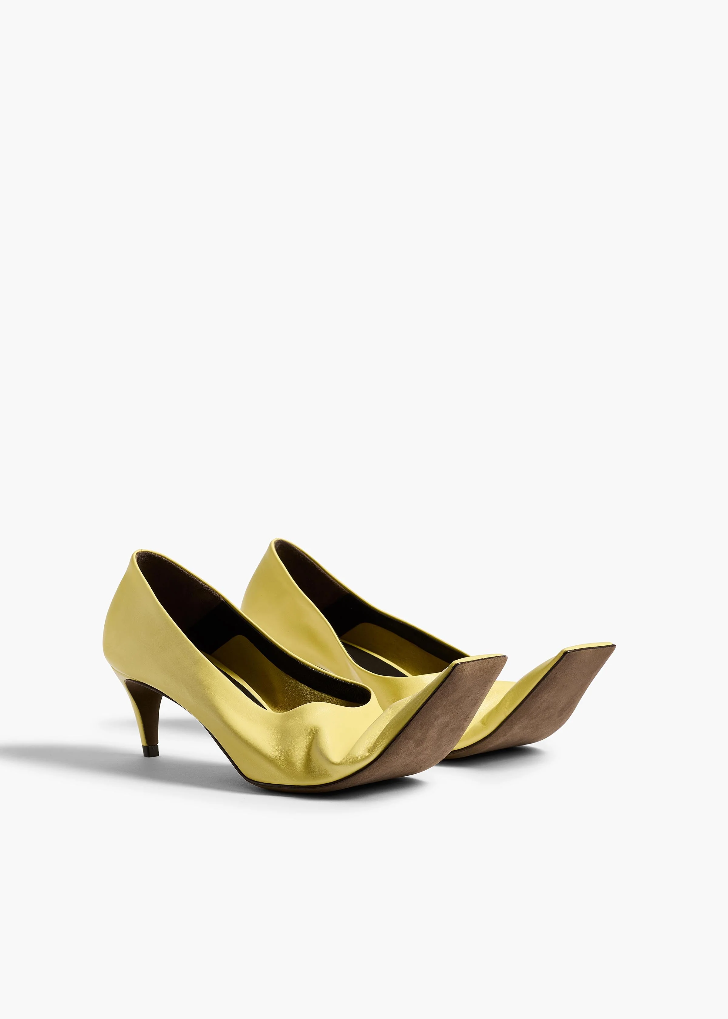 Khaite - Marlene Pump in Pale Yellow - Image 3