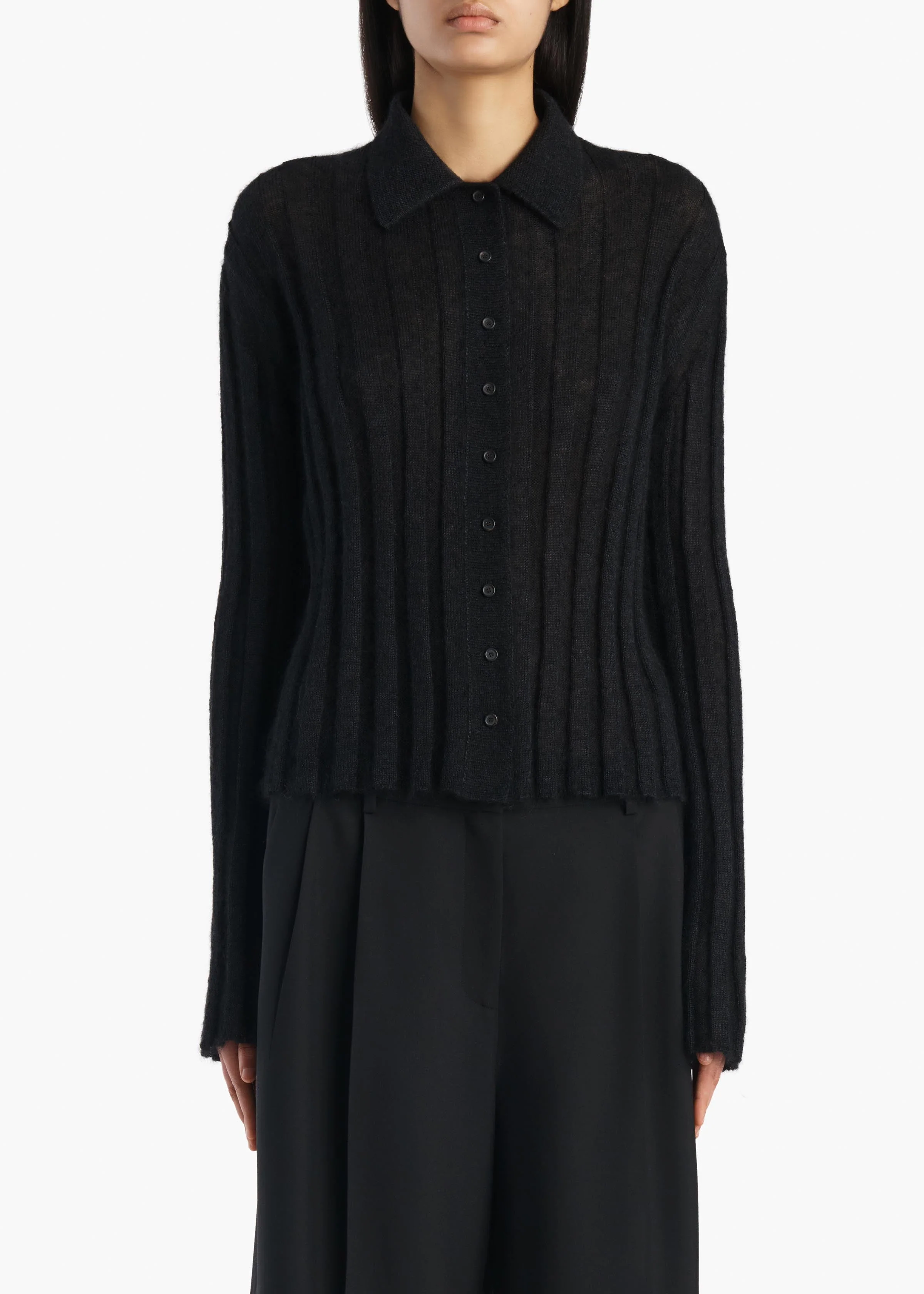 Khaite - Meadow Sweater in Black - Image 3