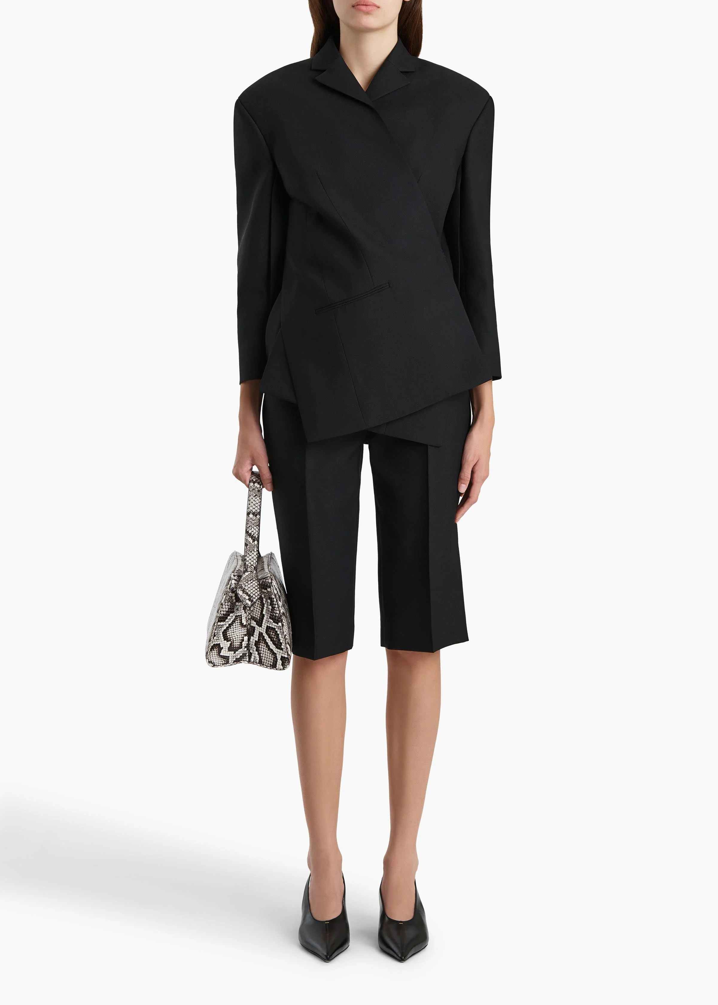 Khaite - Palto Jacket in Black - Image 2