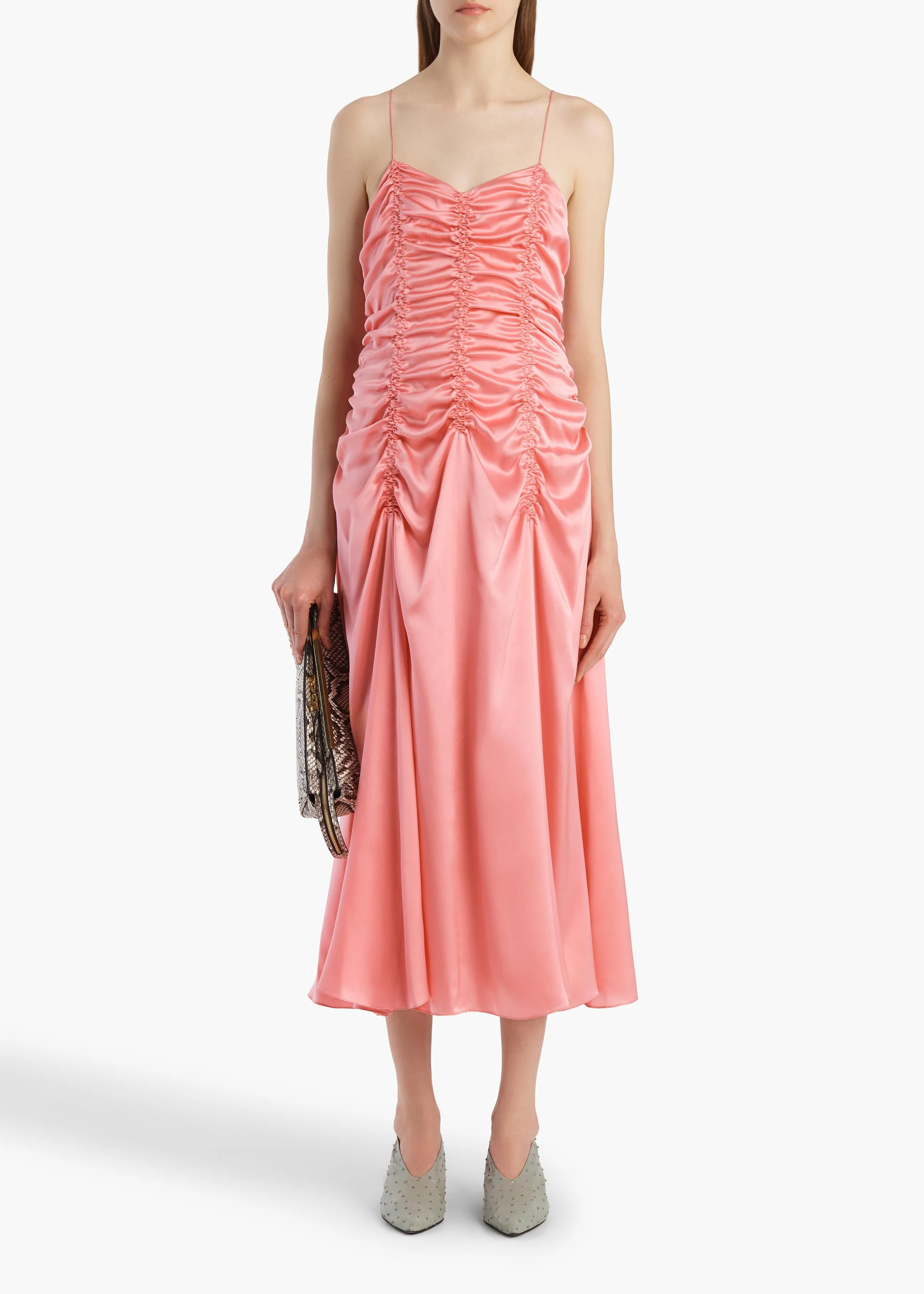 Khaite - Raina Dress in Azalea - Image 2