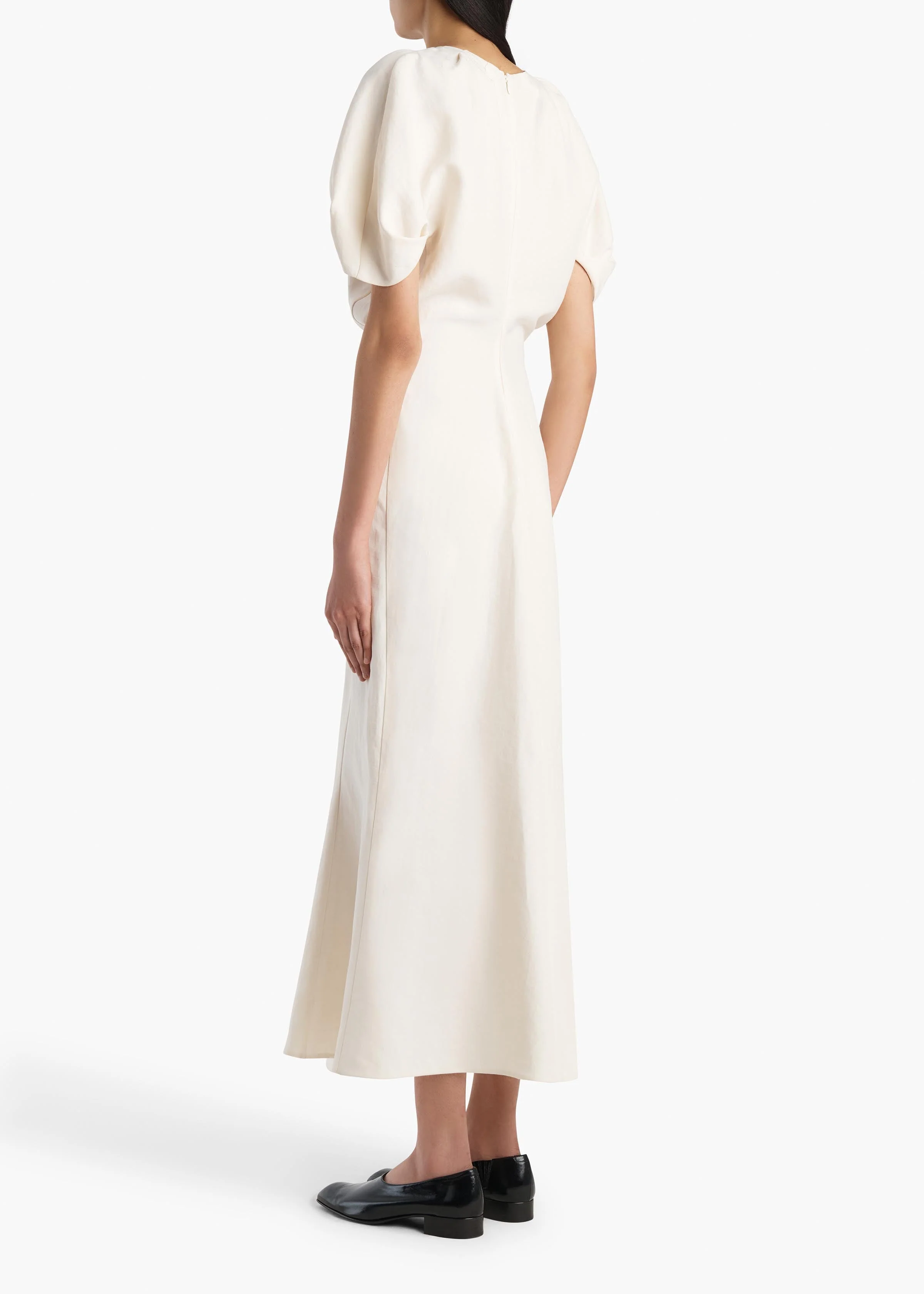 Khaite - Ria Dress in Cream - Image 3
