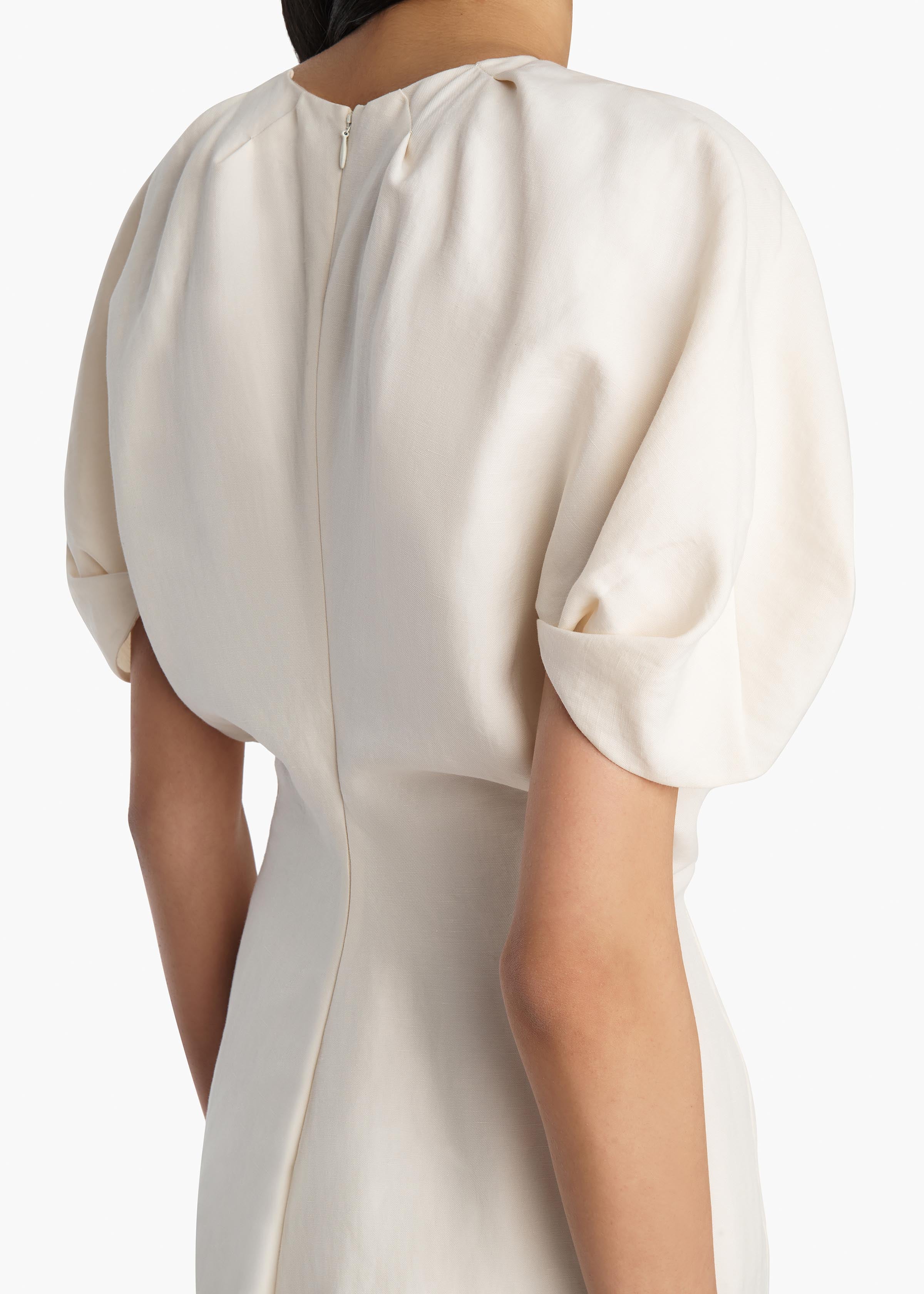 Khaite - Ria Dress in Cream - Image 5