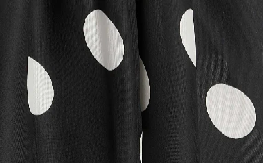 Khaite - Riley Skirt in Black with White Dots - Image 8