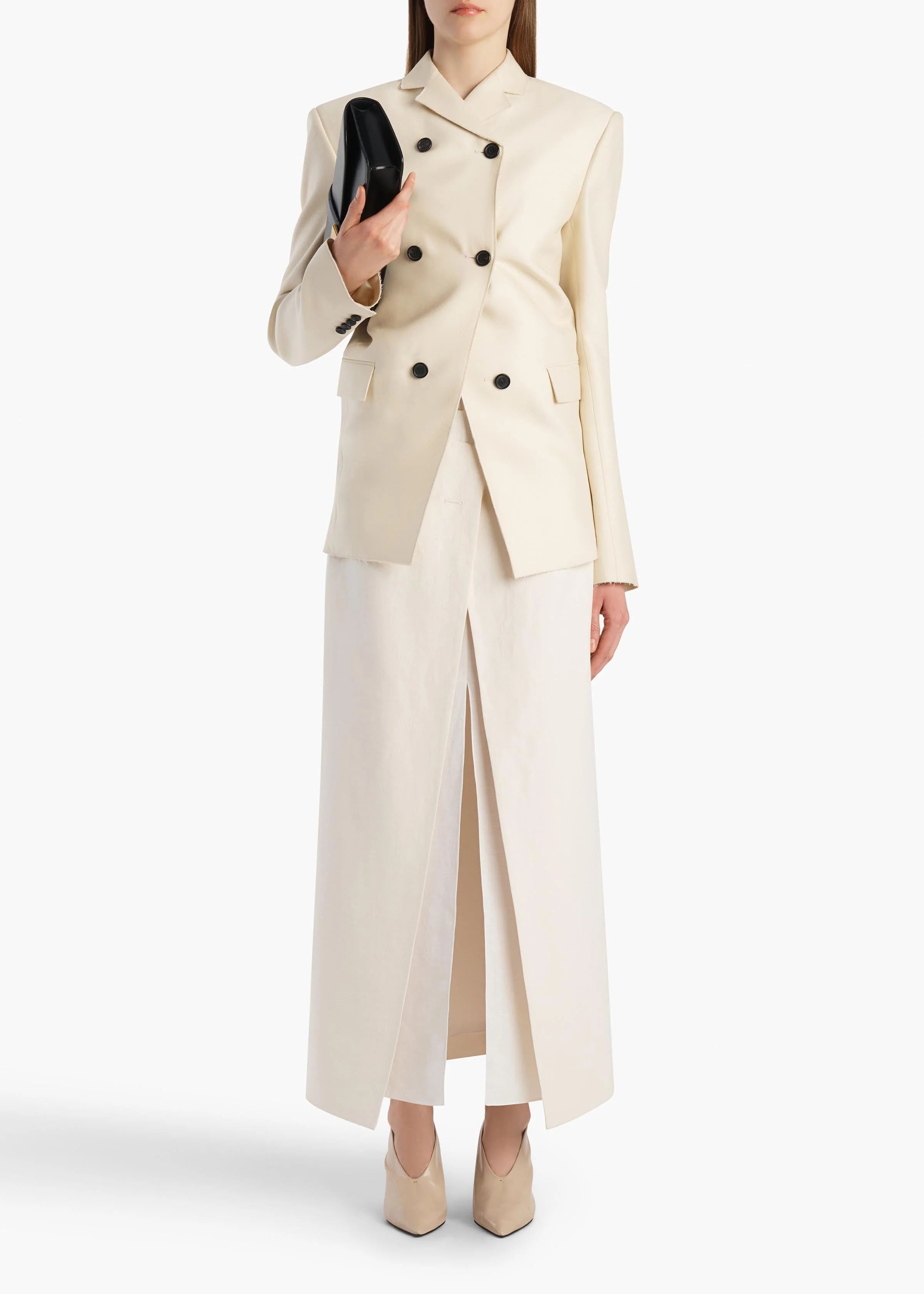 Khaite - Rolo Jacket in Ivory Glow - Image 2