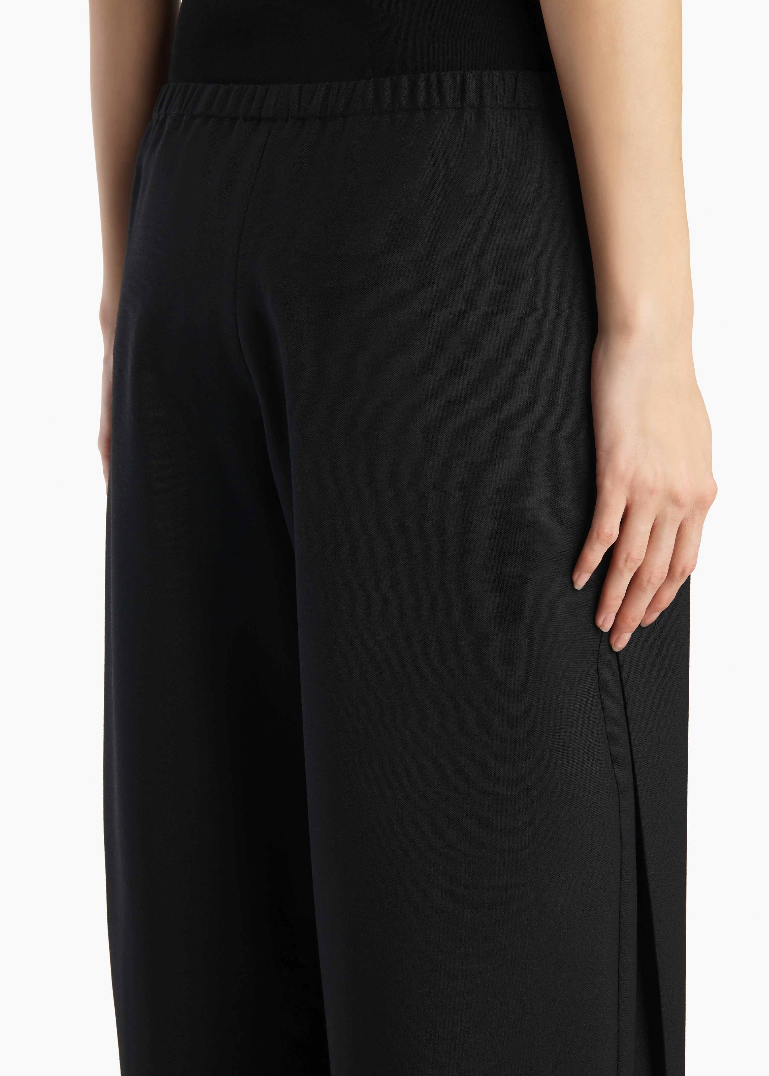 Khaite - Roma Pant in Black Wool - Image 6
