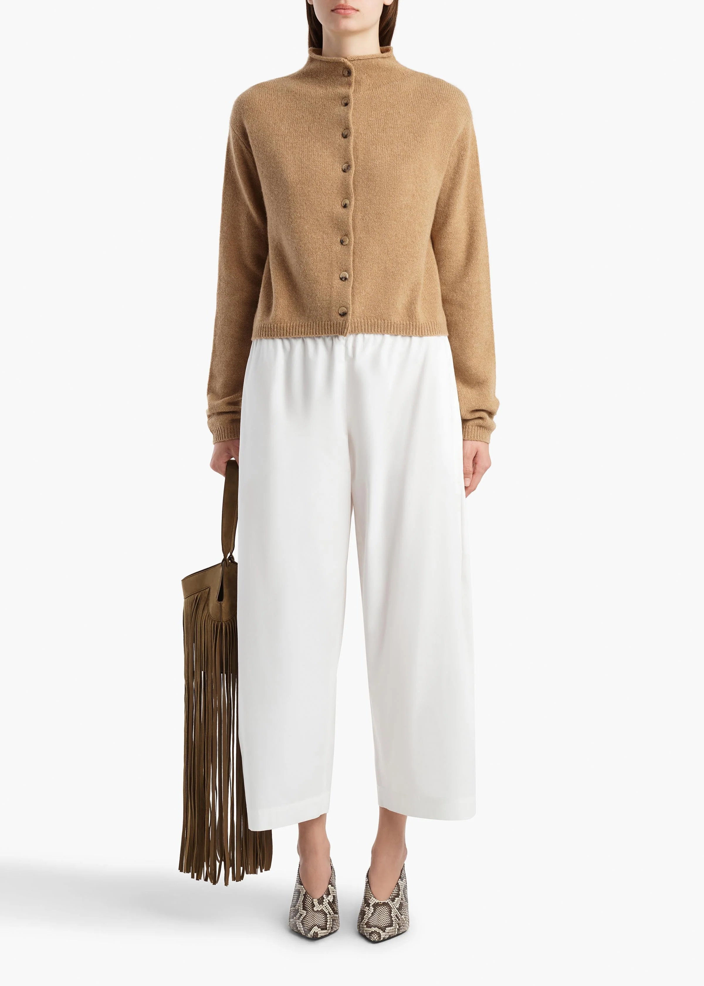 Khaite - Roma Pant in Chalk - Image 2