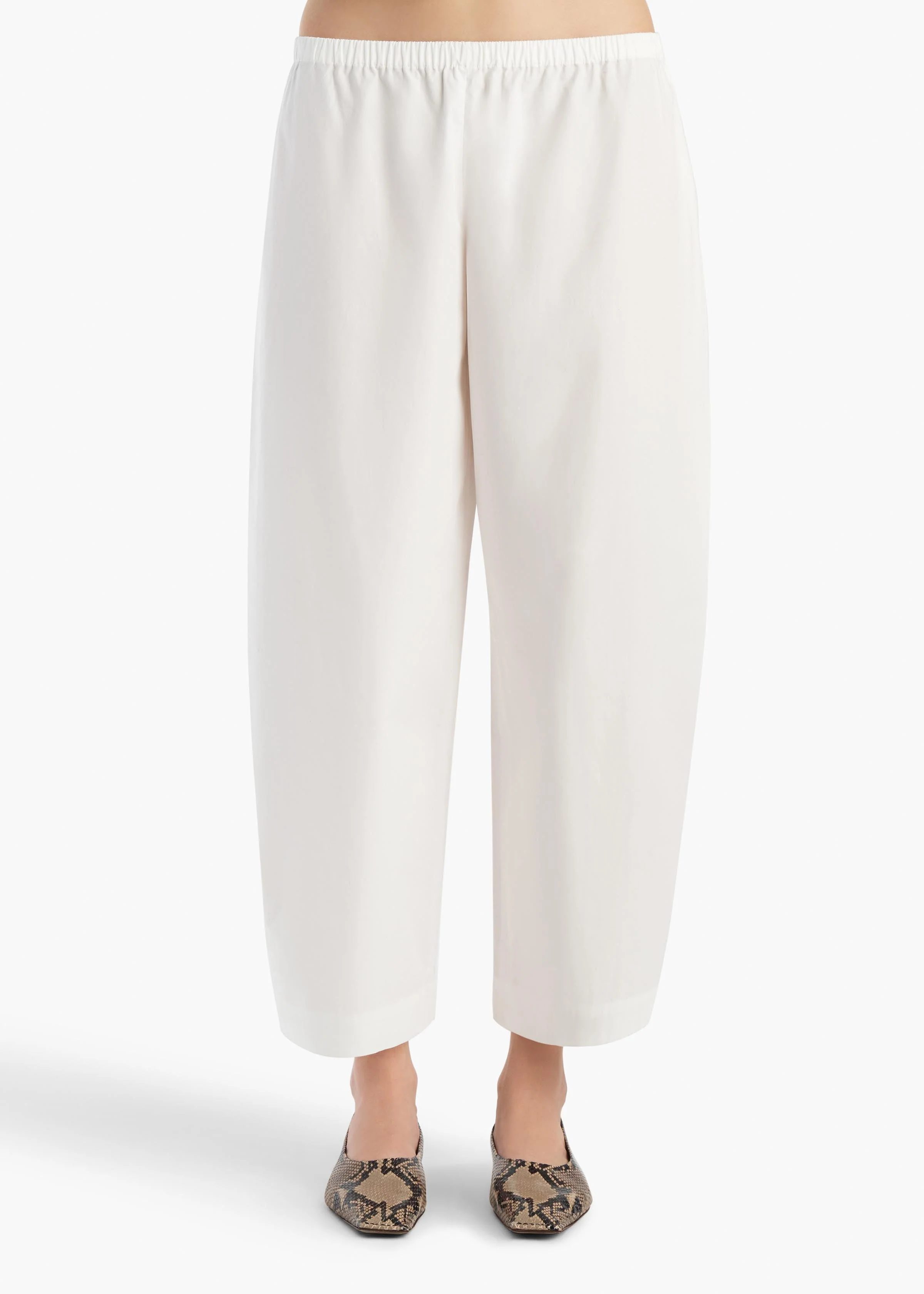 Khaite - Roma Pant in Chalk - Image 3
