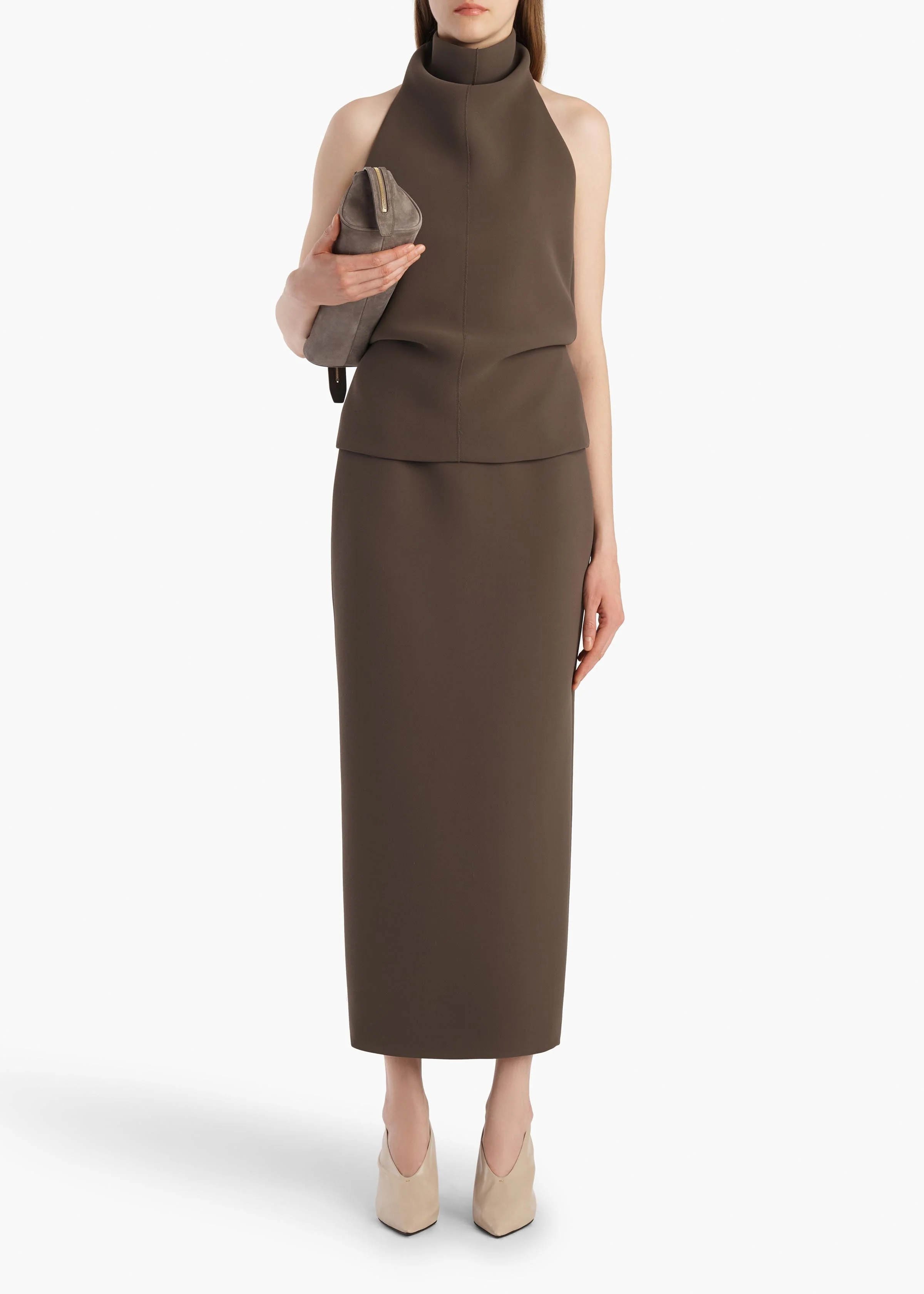 Khaite - Rone Top in Clove - Image 2