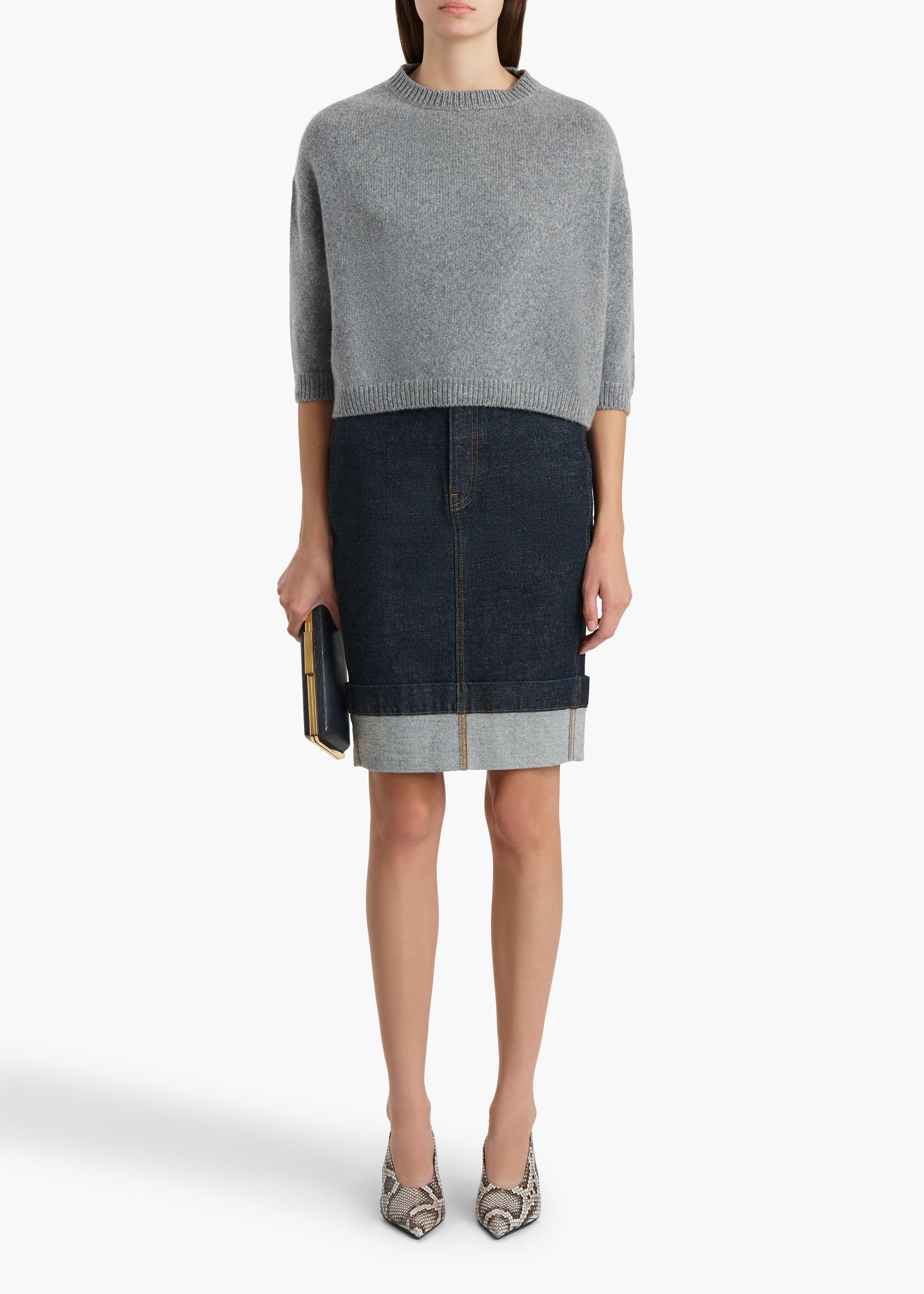 Khaite - Sabina Sweater in Fog - Image 2