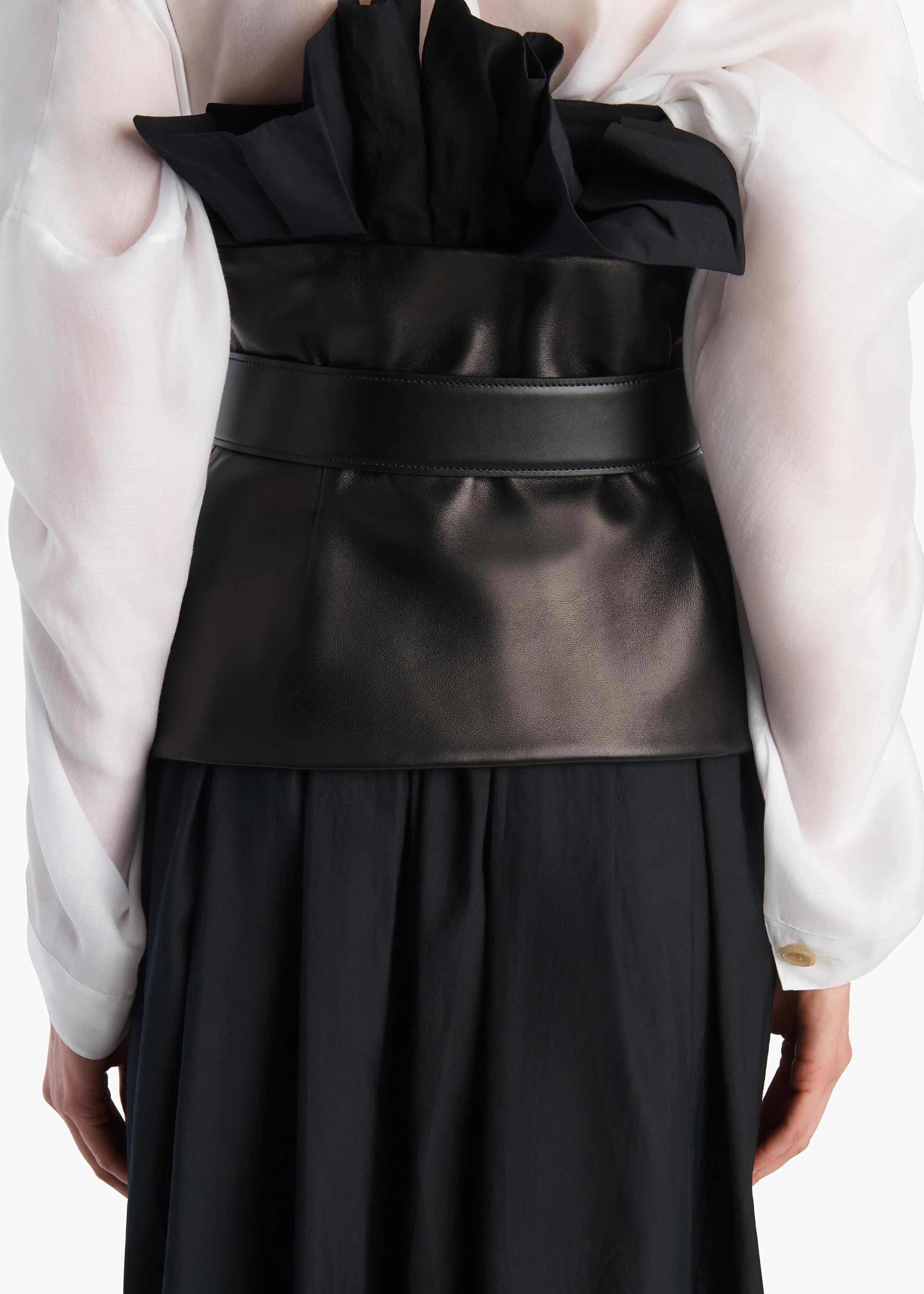 Khaite - Saskia Belt in Black - Image 6