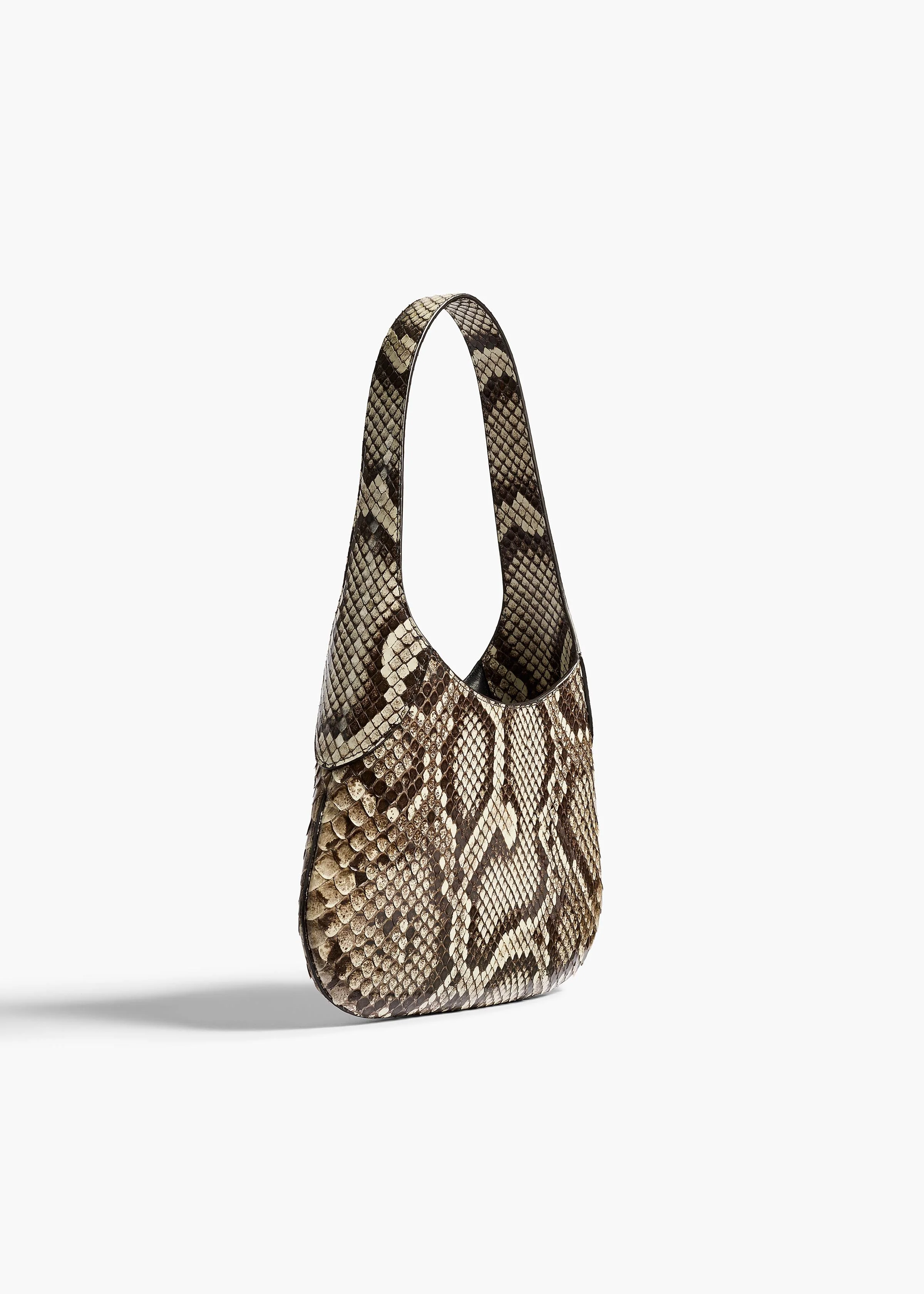 Khaite - Small Joan Hobo in Natural Python - Image 2