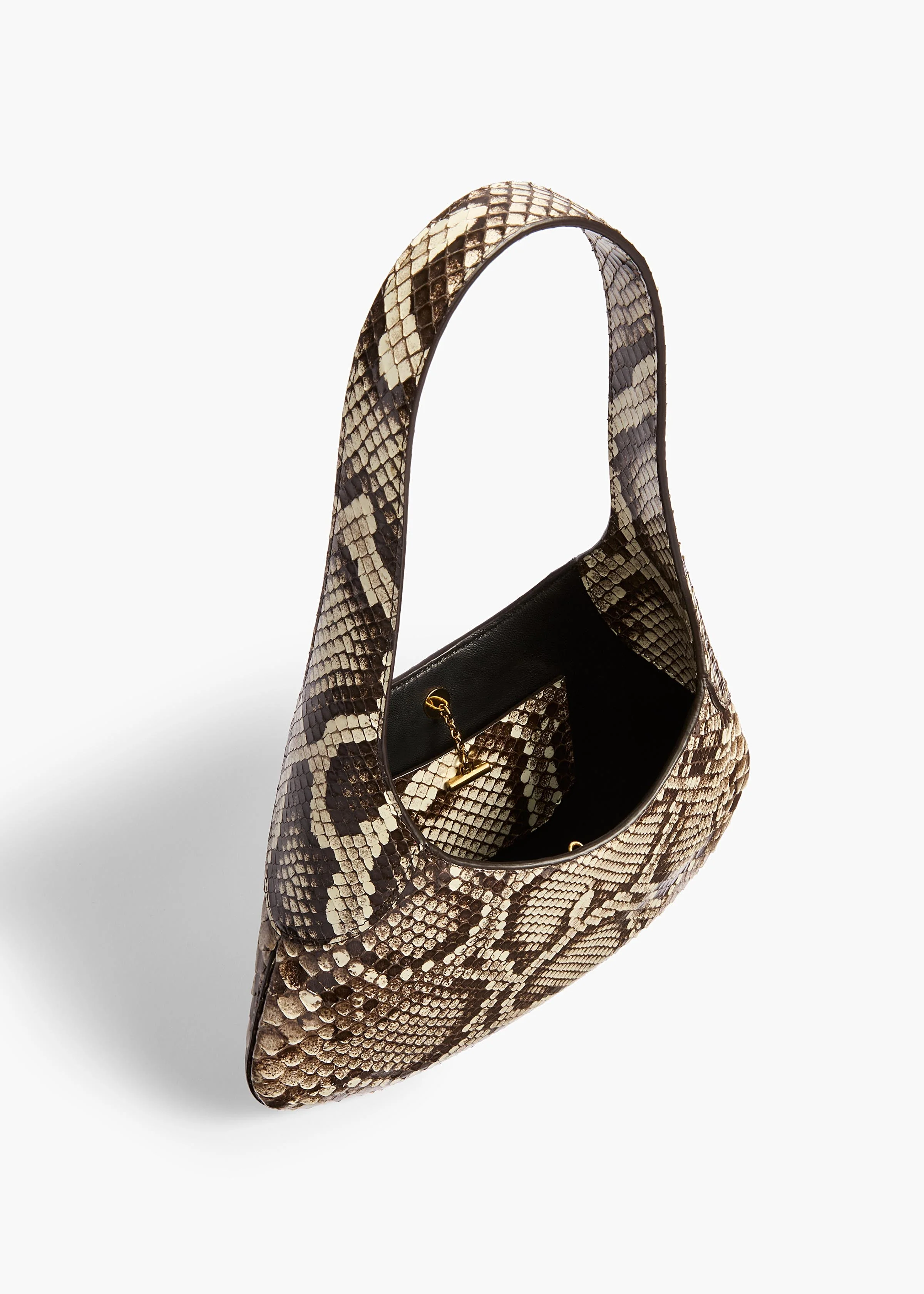 Khaite - Small Joan Hobo in Natural Python - Image 3