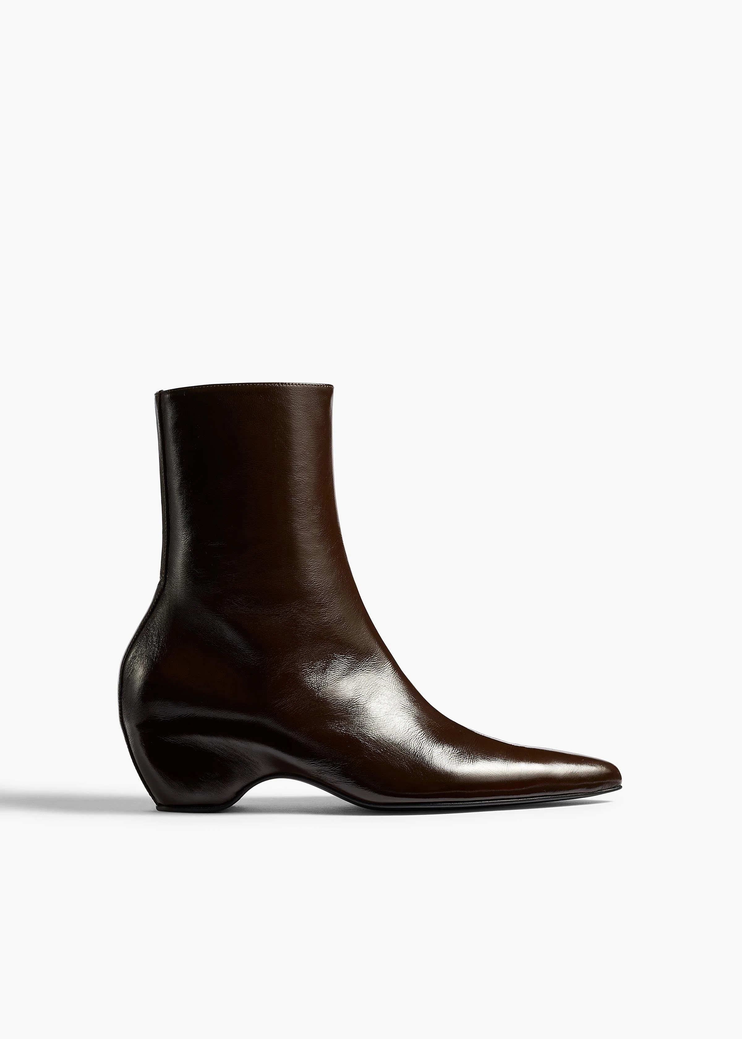 Khaite - Sybil Ankle Boot in Cacao