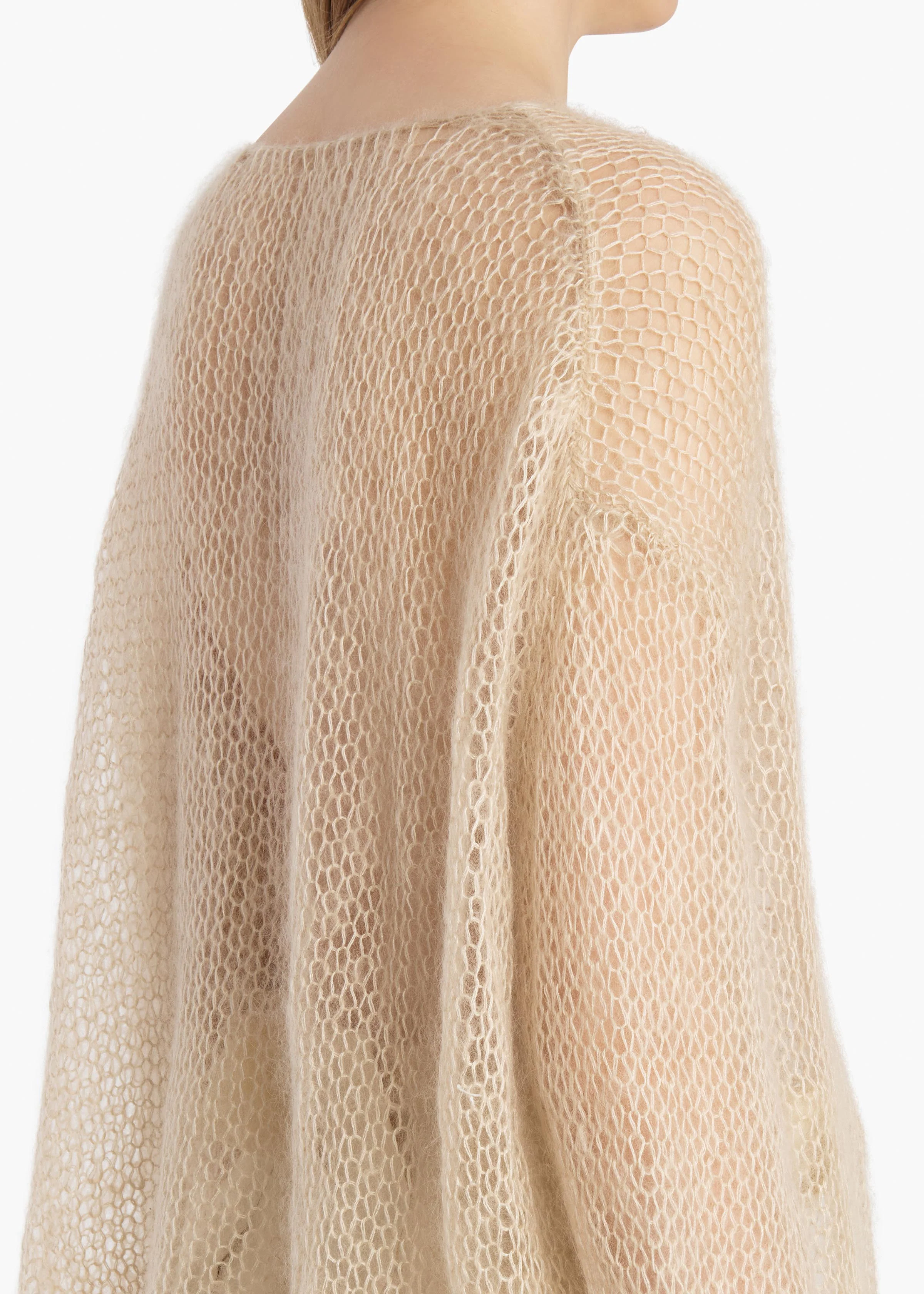 Khaite - Wendy Sweater in Light Beige - Image 6