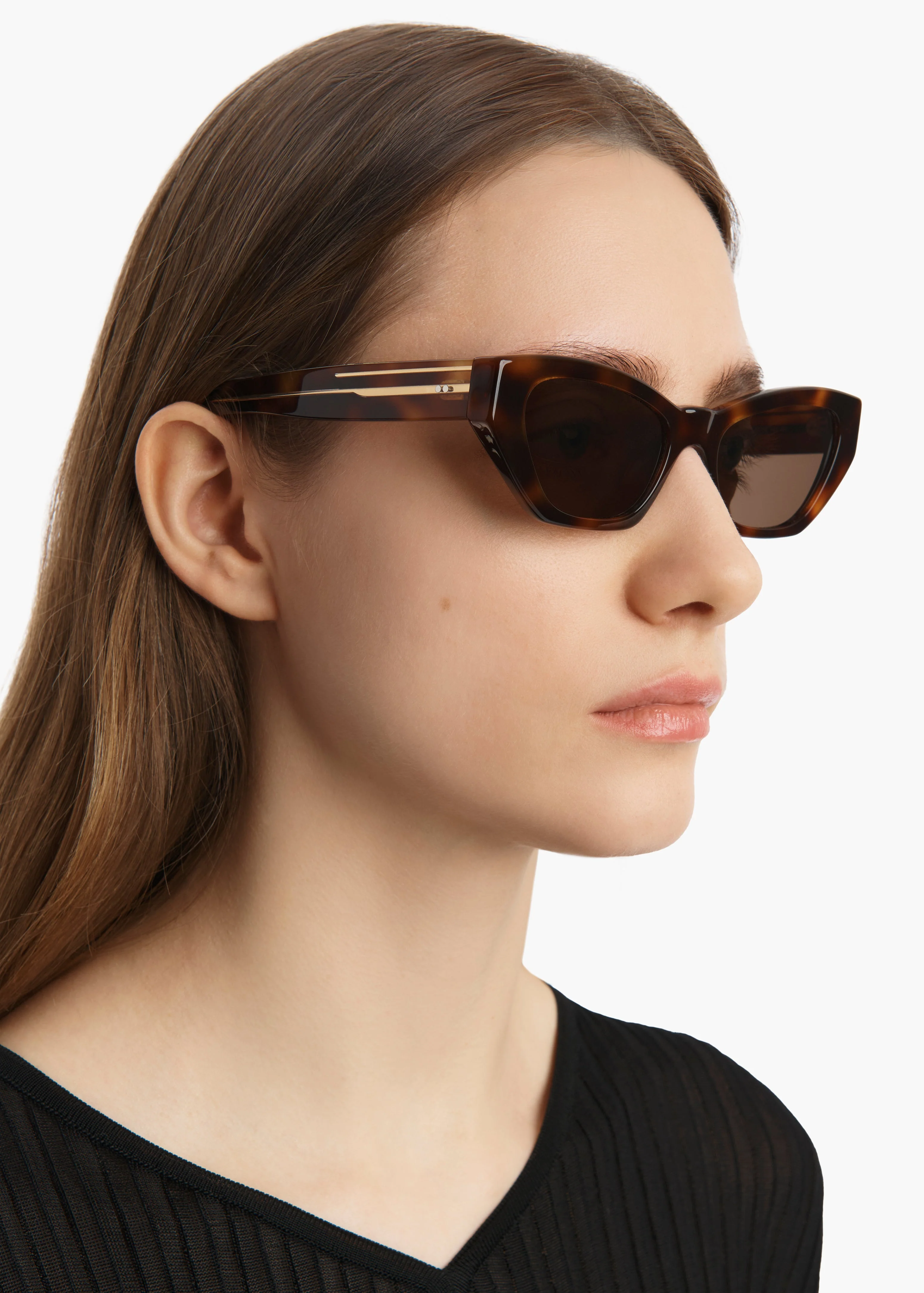 Khaite - x Oliver Peoples 1961C in Dark Mahogany and Brown - Image 4
