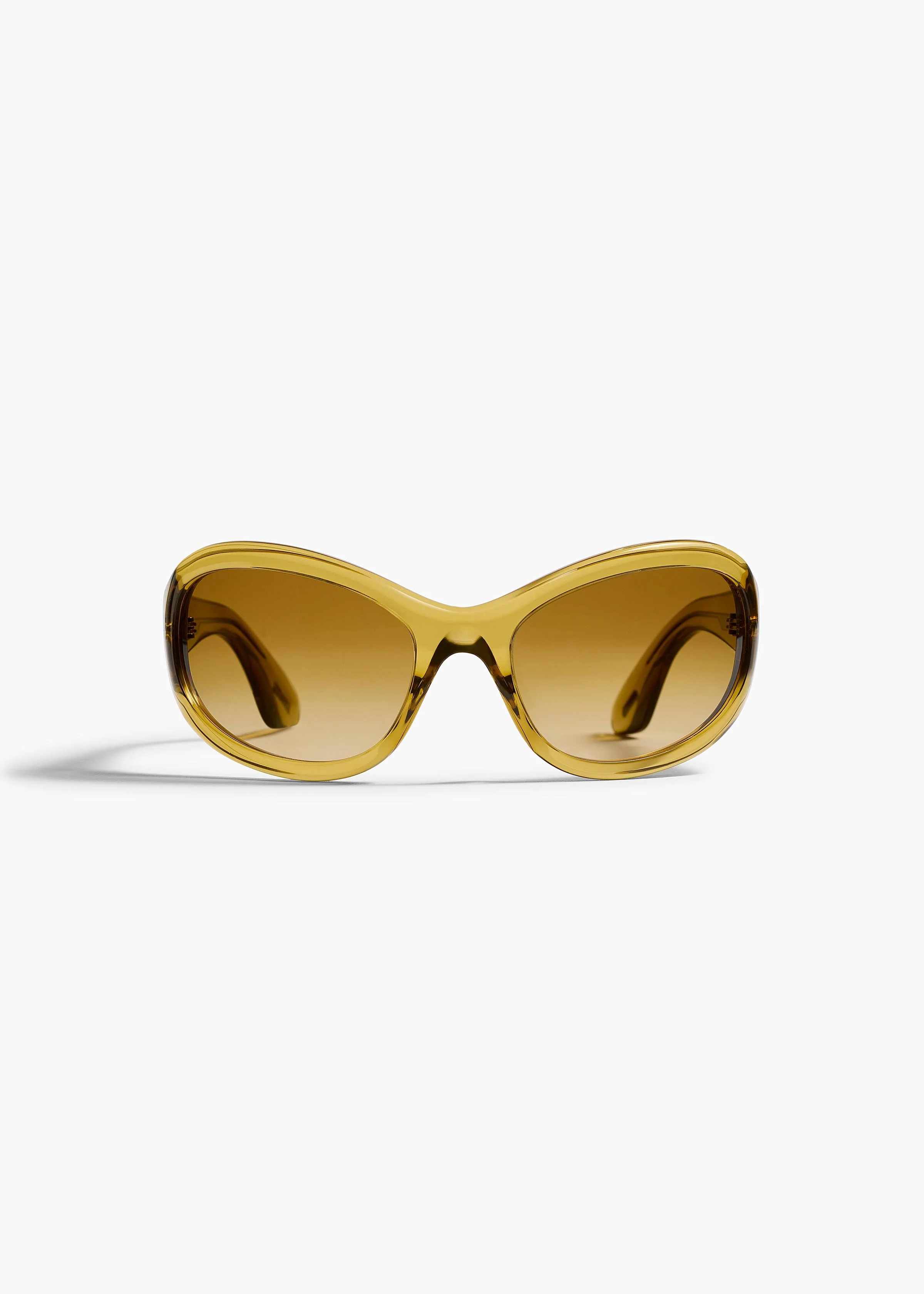 Khaite - x Oliver Peoples 1967C in Dark Honey and Amaretto Gradient
