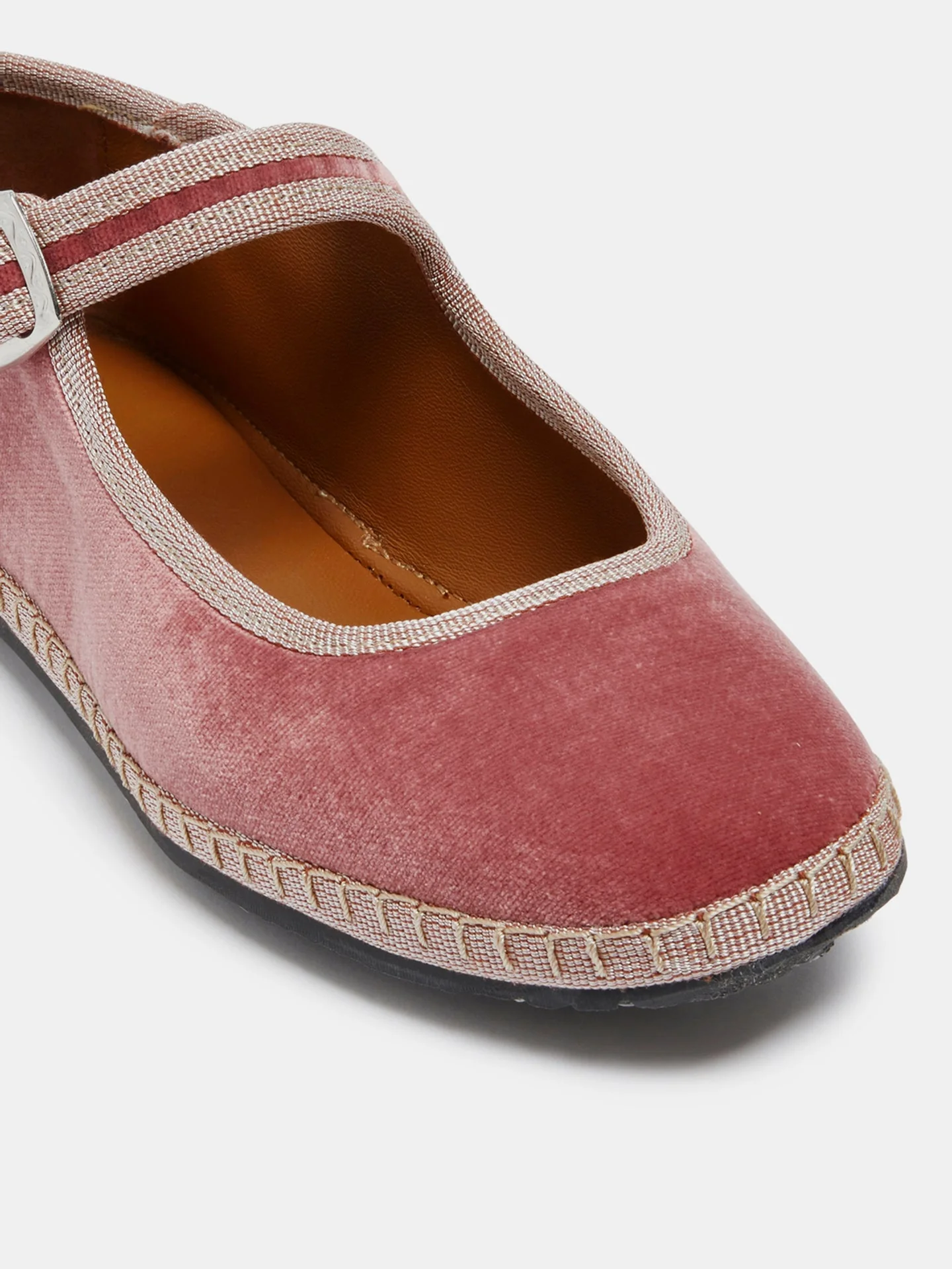 Le Monde Beryl - Kids Soft Mary Jane / Pink Velvet - Image 4