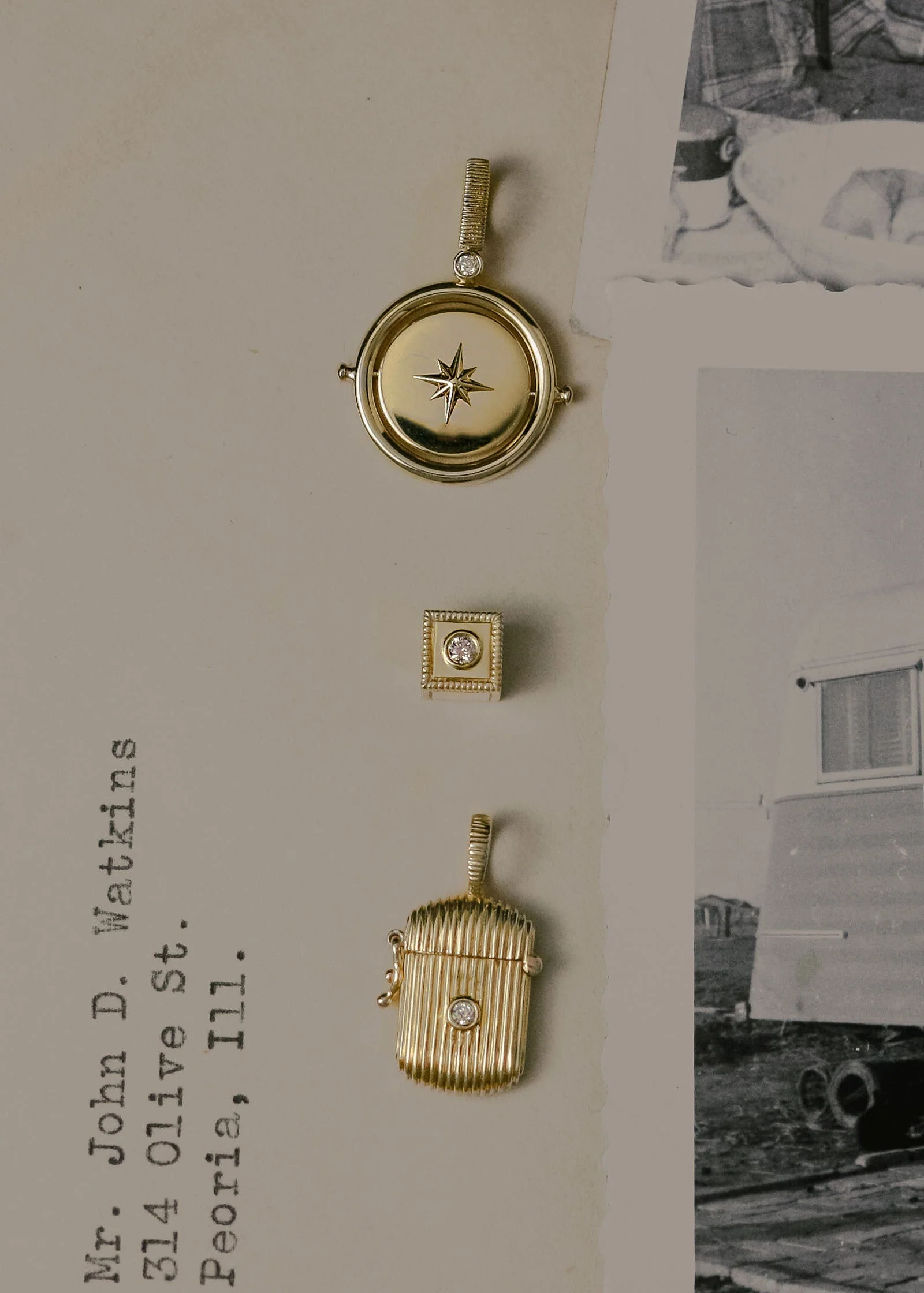 Kinn - Round North Star Birthstone Pendant Citrine - Image 5