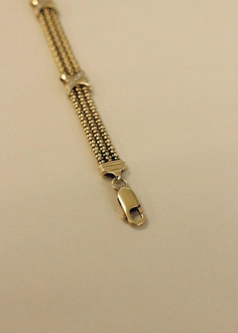 Kinn - Vintage 14k Gold Chain Bracelet - Image 6
