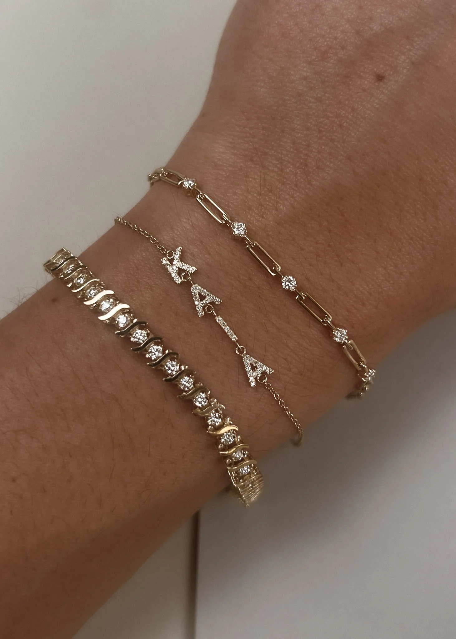 Kinn - x Sunset Tennis Club S Link Tennis Bracelet - Image 2
