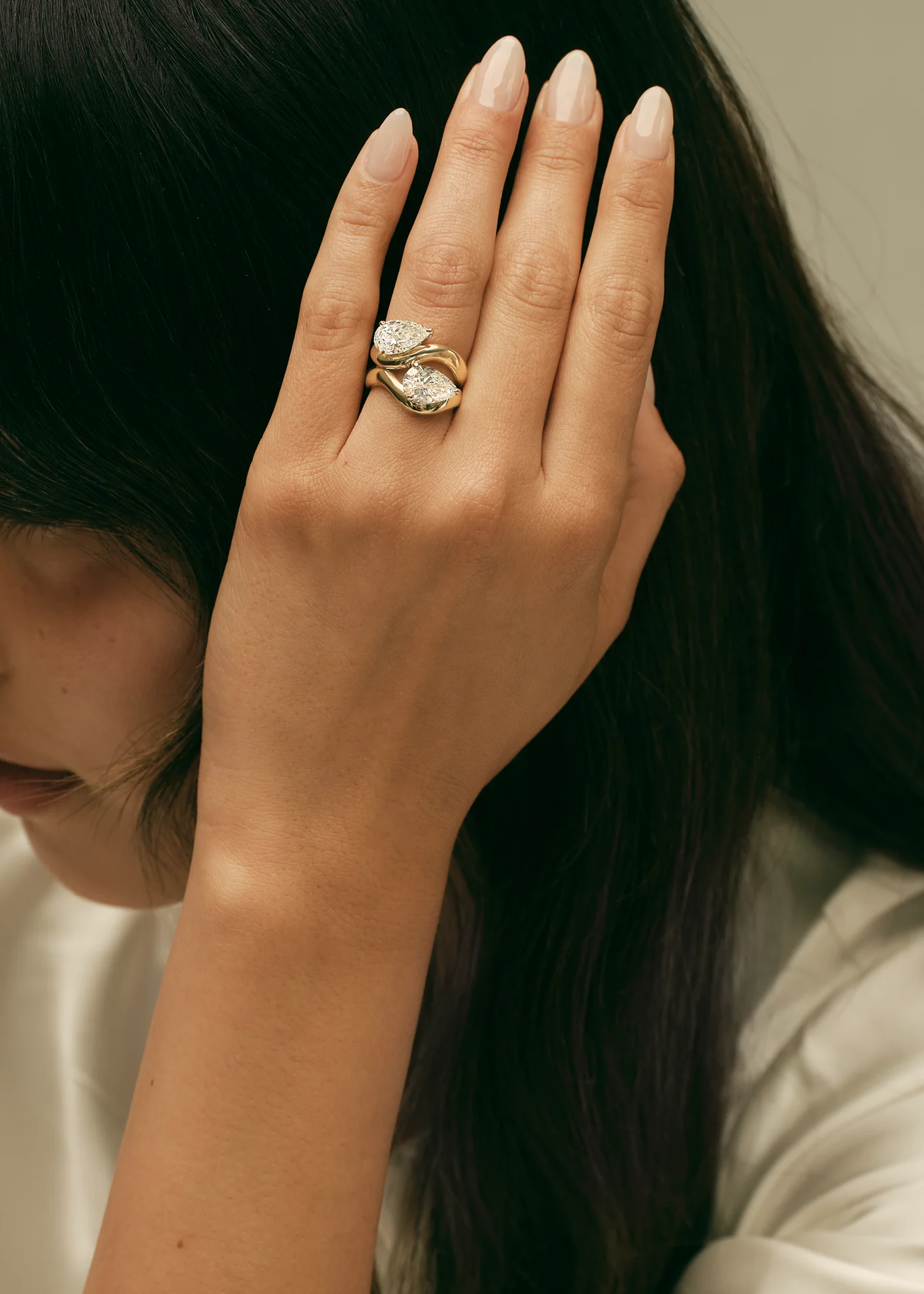 Kinn - Kira Pear Ring Diamond - Image 6