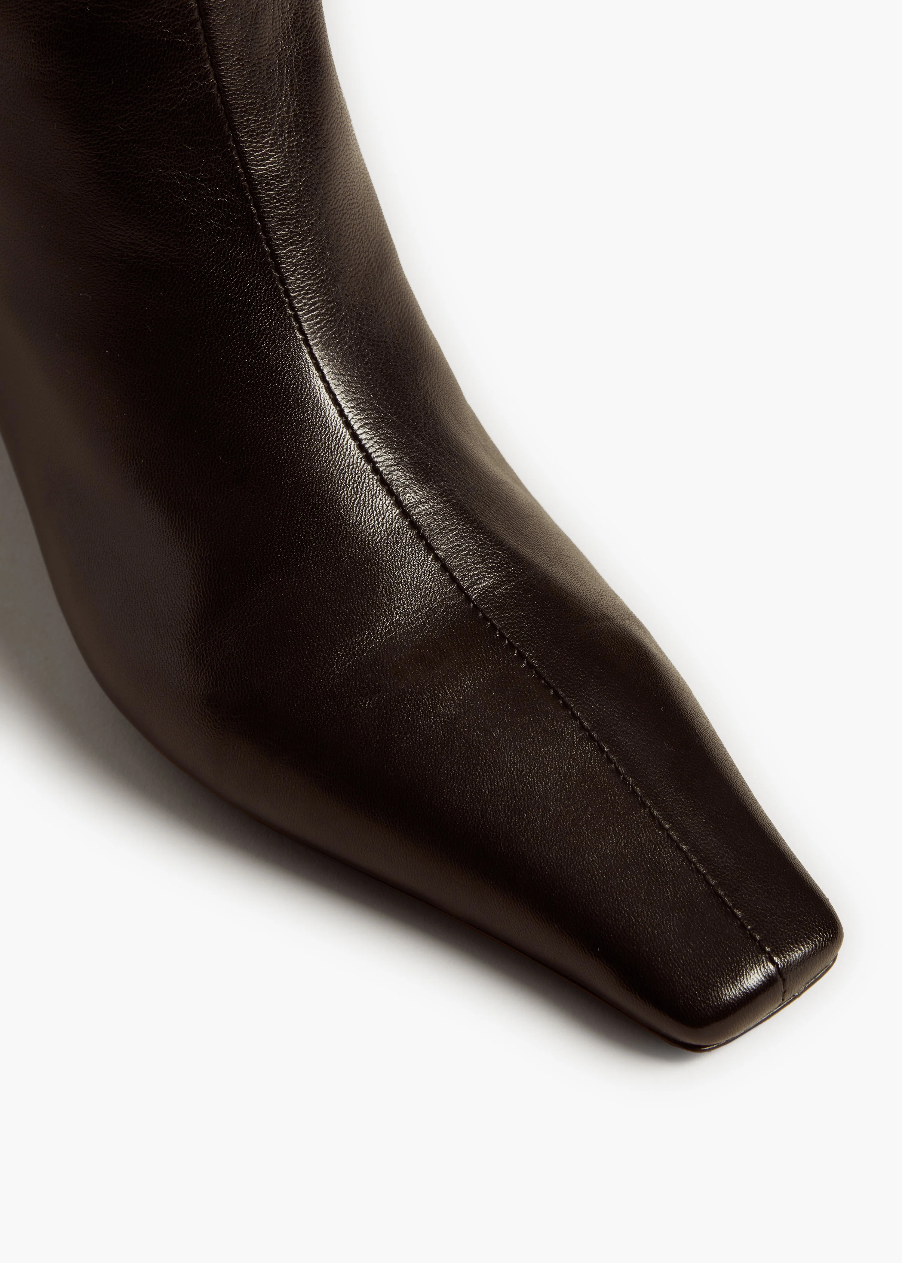 Khaite - Davis Boot in Black Leather - Image 3
