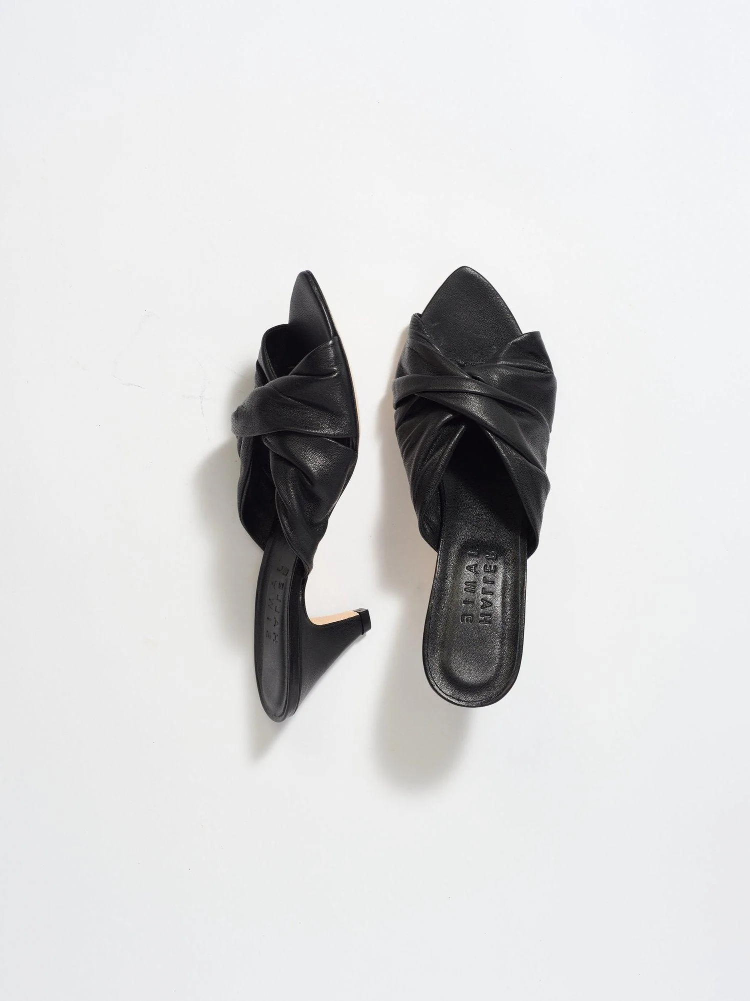 Jamie Haller - The Knot Heel in Black - Image 3