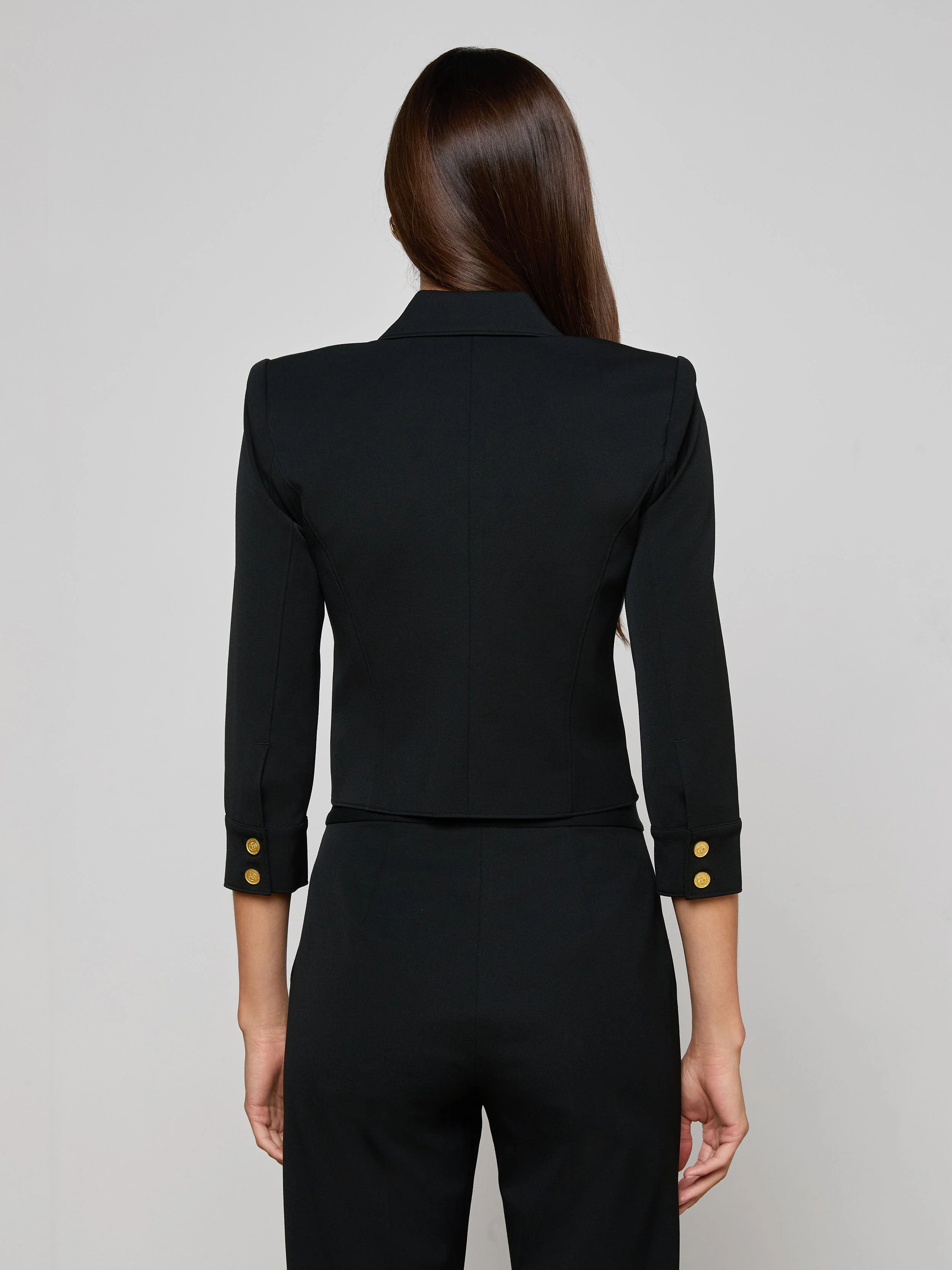 L'AGENCE - Kumi Cropped Jacket - Image 4