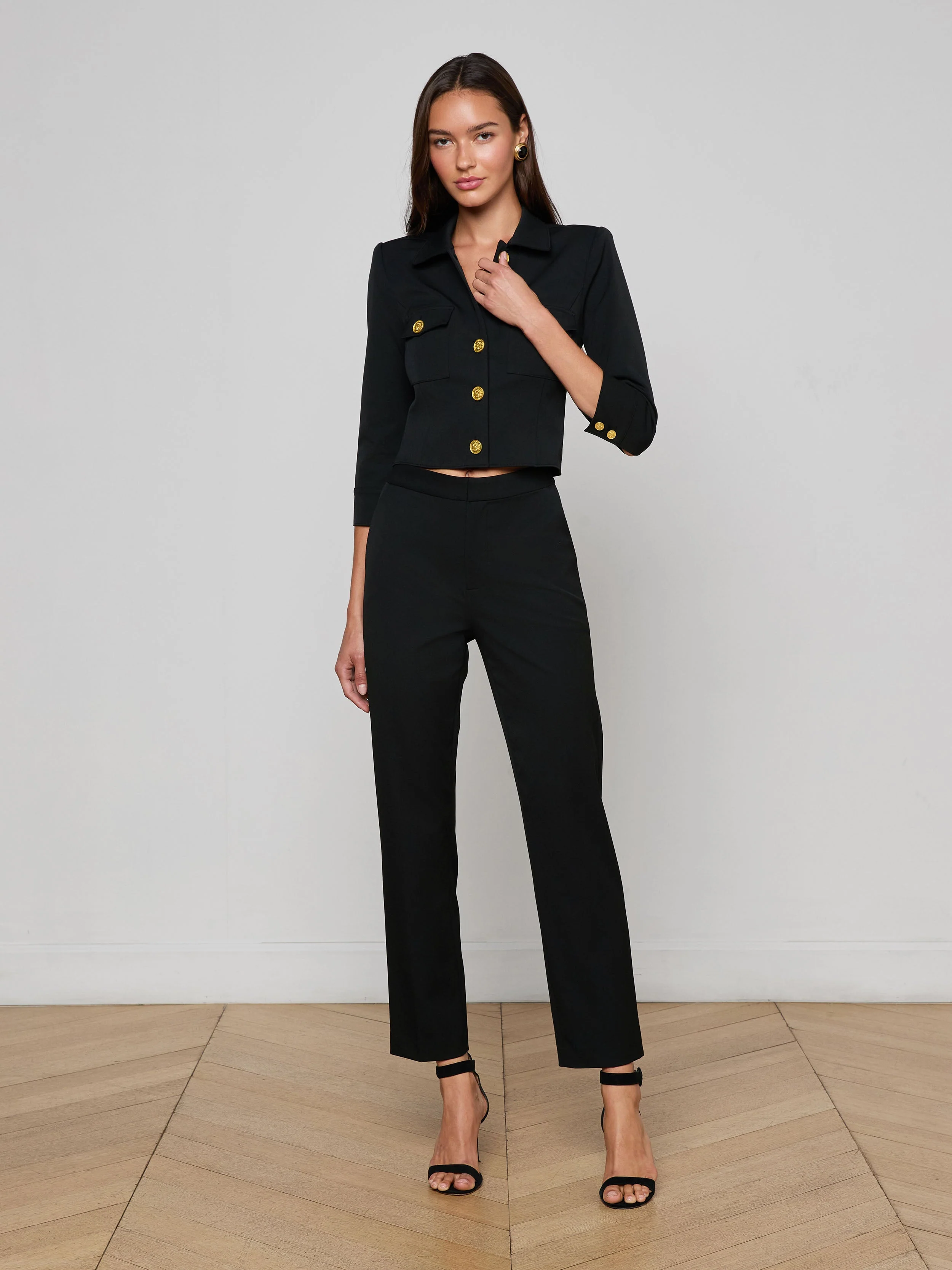 L'AGENCE - Kumi Cropped Jacket - Image 7
